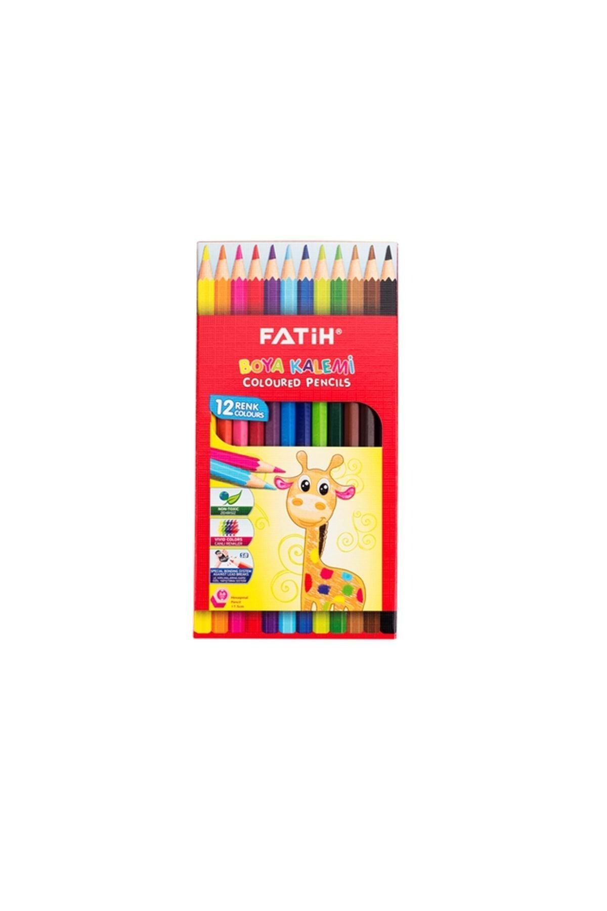 FATİH KALEM Fatih 12 Renk Kuru Boya