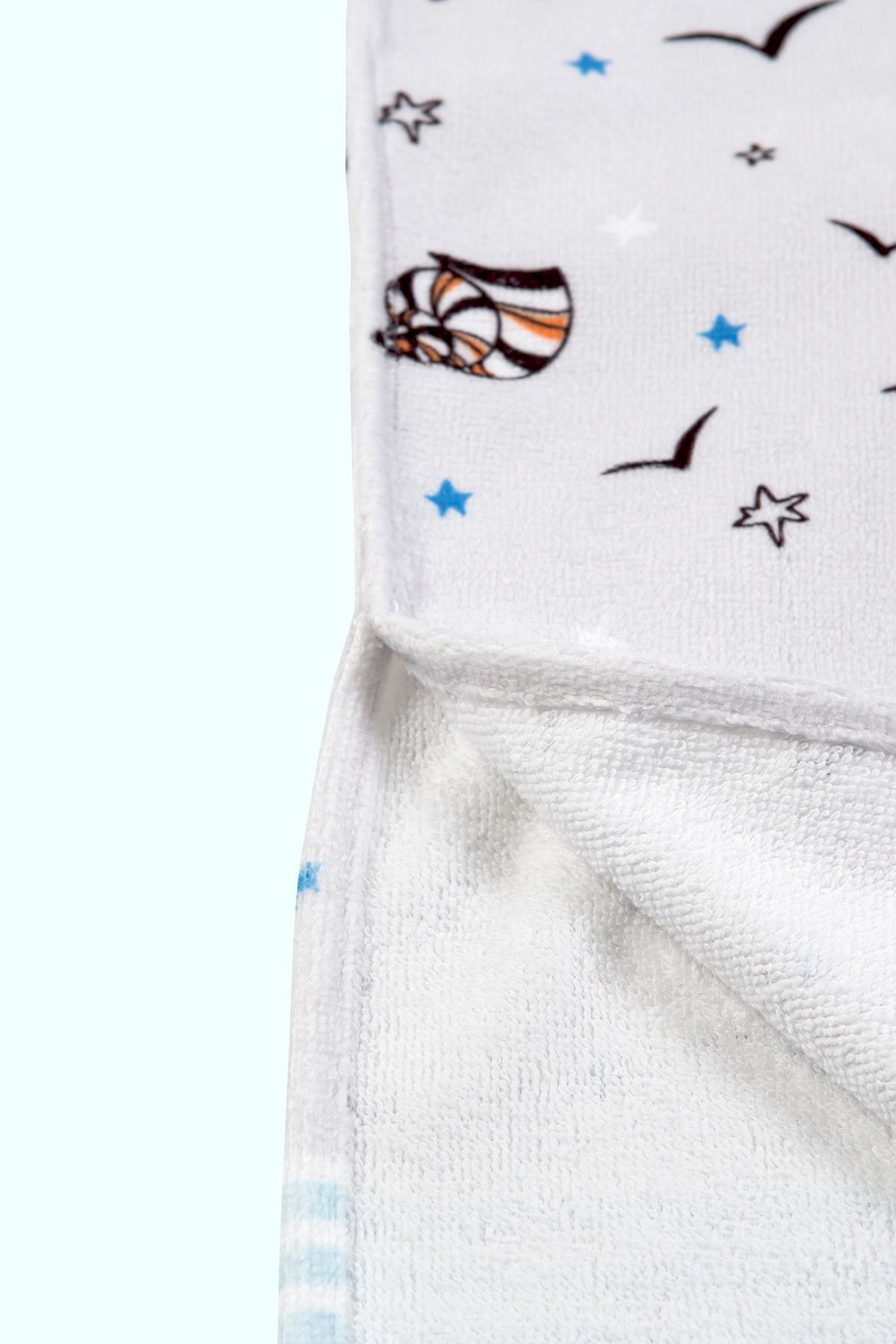 HAMUR Bebek Çocuk Panço Plaj Havlusu Marine fotoğrafı 3 (önizleme)