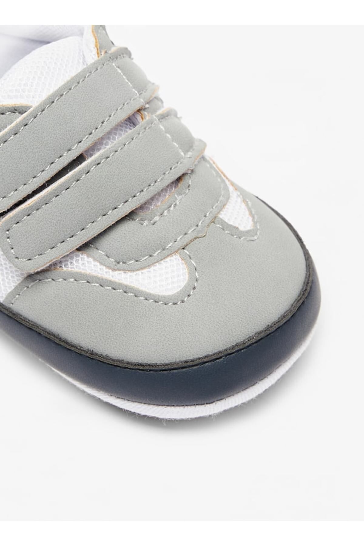 Barefeet-Panel Detail Booties with Hook and Loop Closure 5