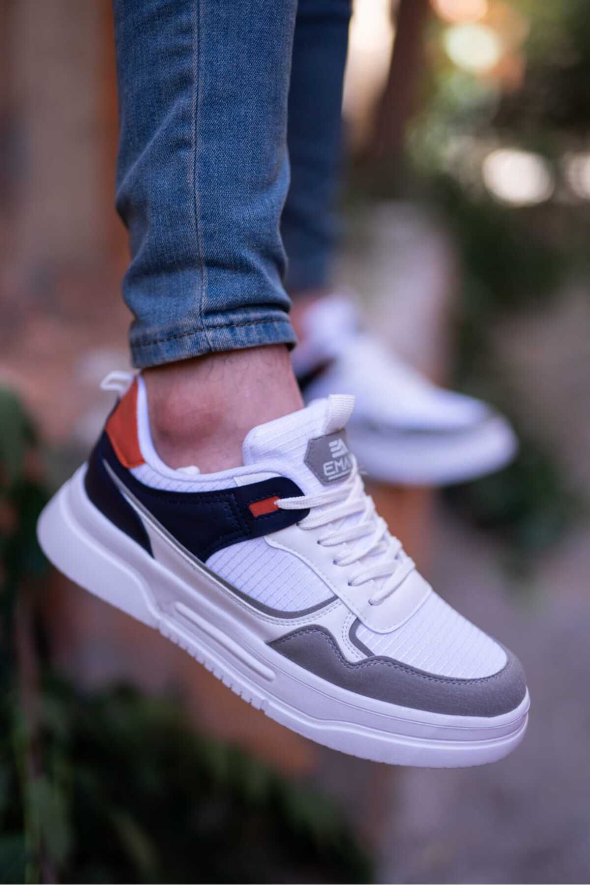 cest un homme blanc gris des baskets confortables tous les jours nk0990