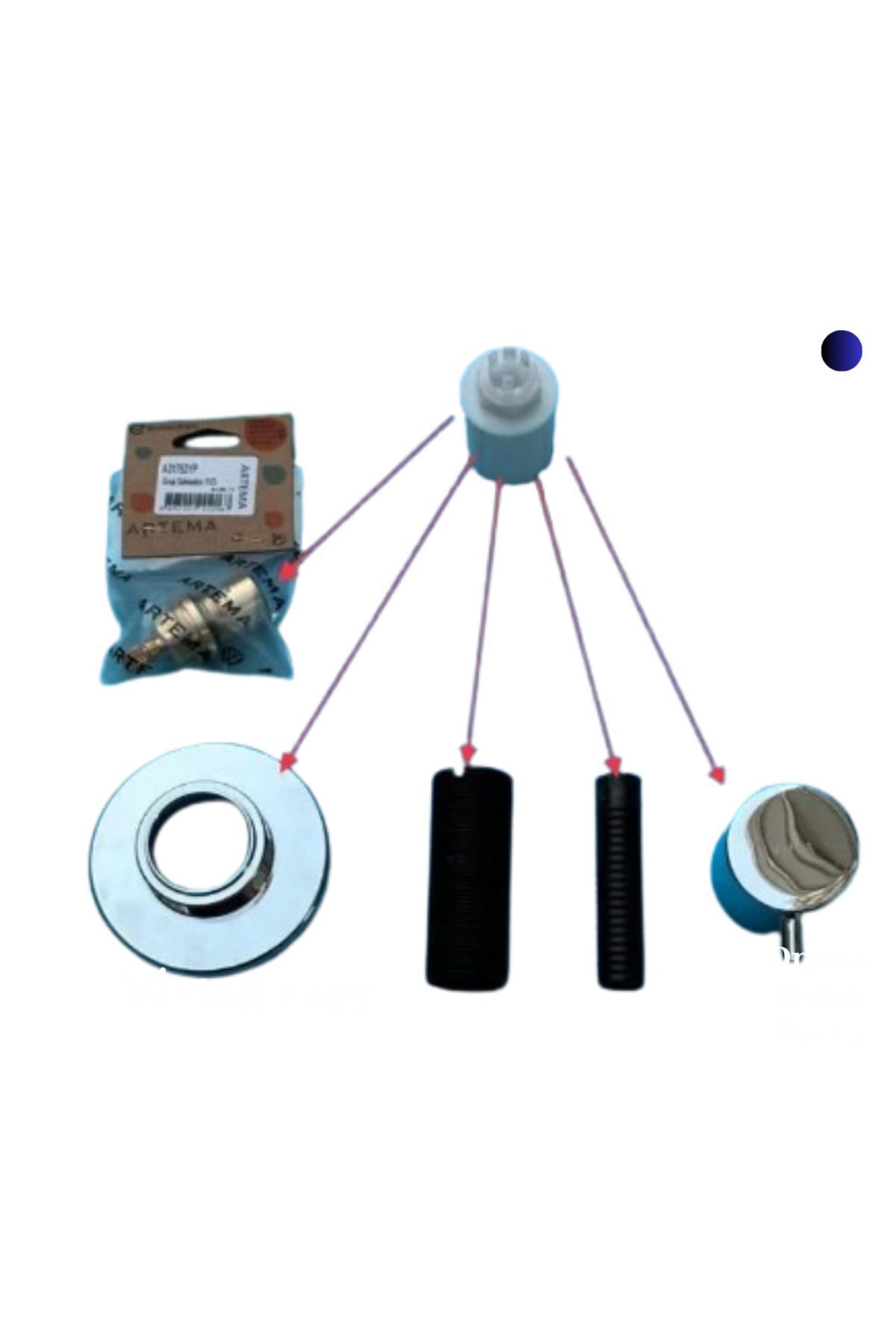 Artema-AA33420YP Stop Valve Adapter 3