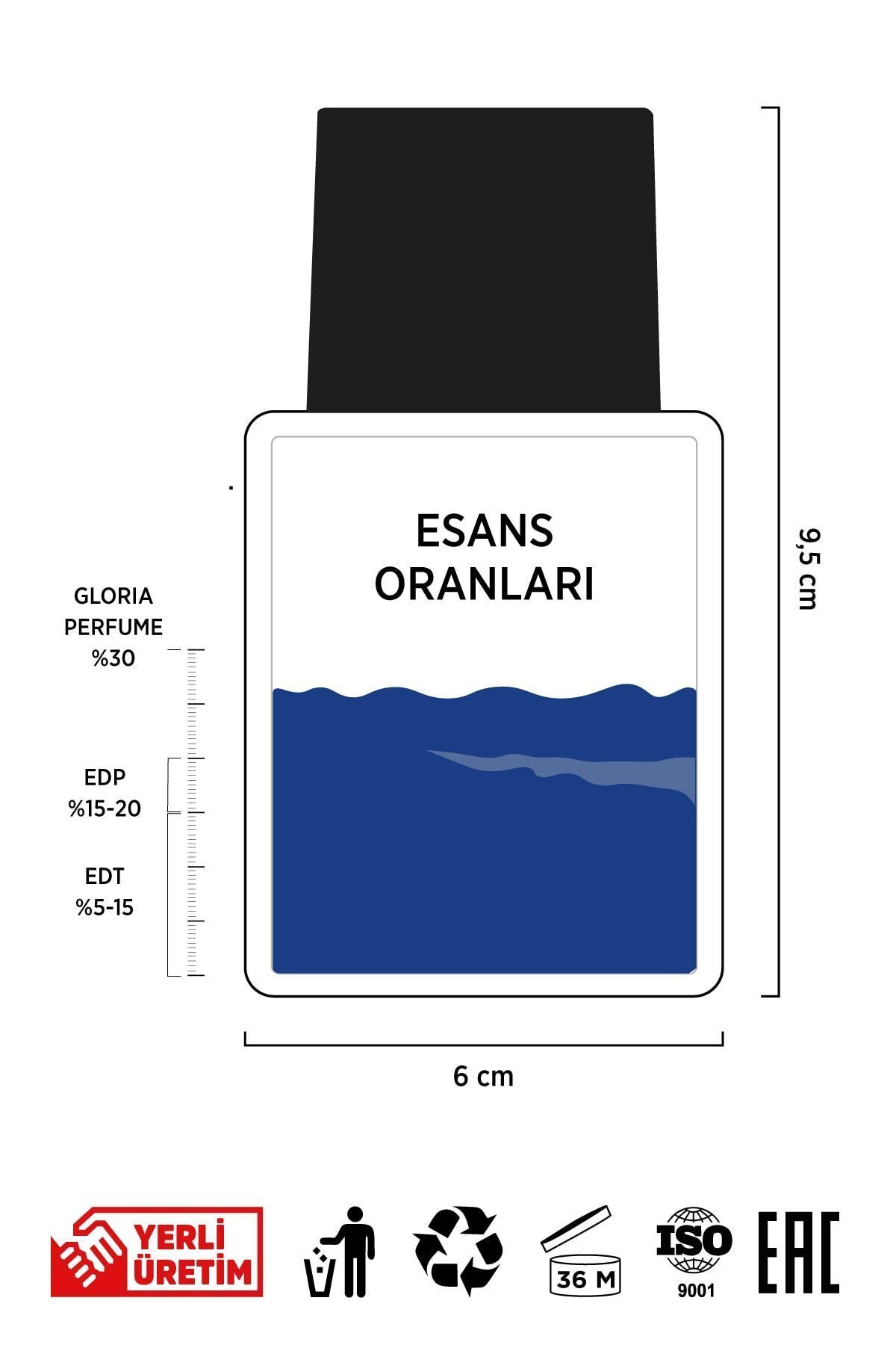 ادکلن مردانه  Gloria Perfume | GLR.08.208 اورجینال - تصویر 3
