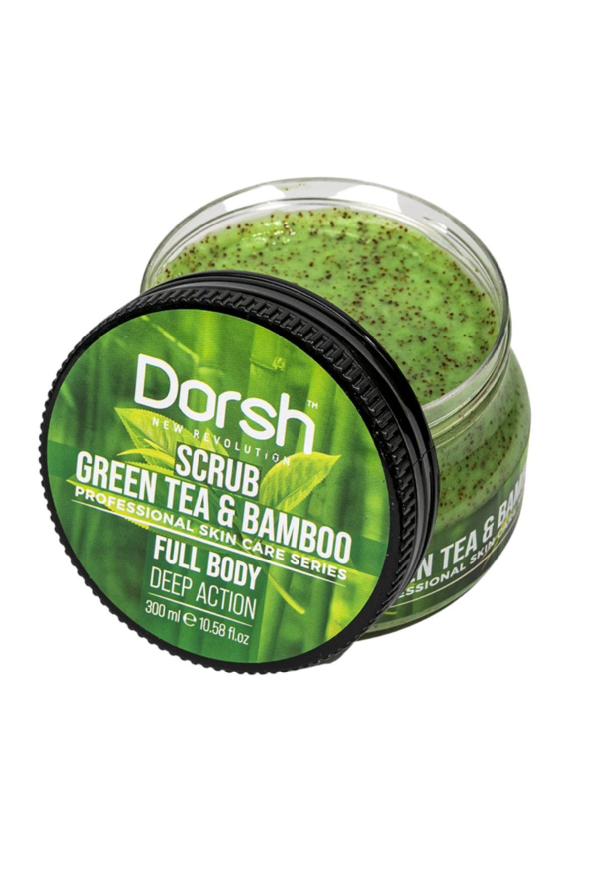 Dorsh Yeşil Çay Bambulu Yüz Ve Vücut Scrub Full Body Peeling 300 ml