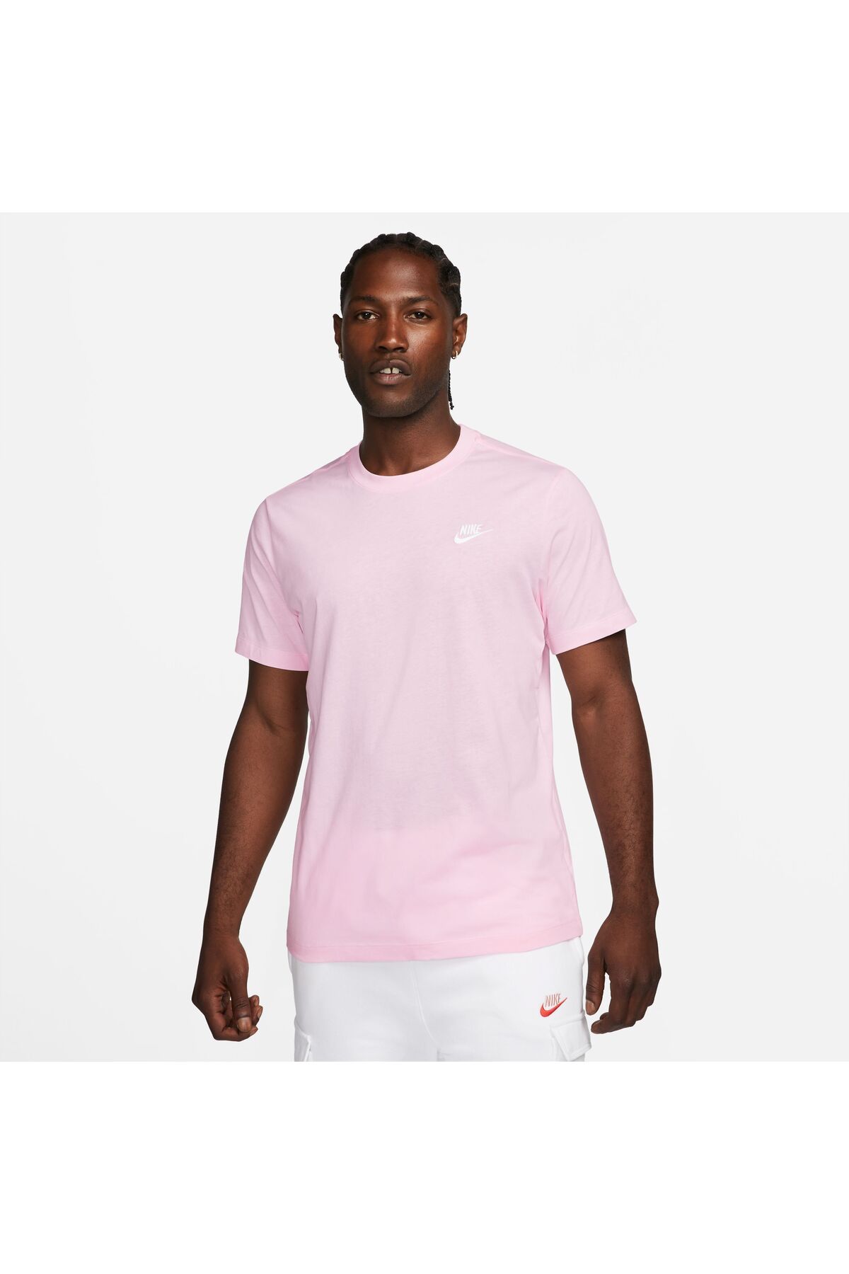Nike Sports T Shirt Pink Regular fit Trendyol
