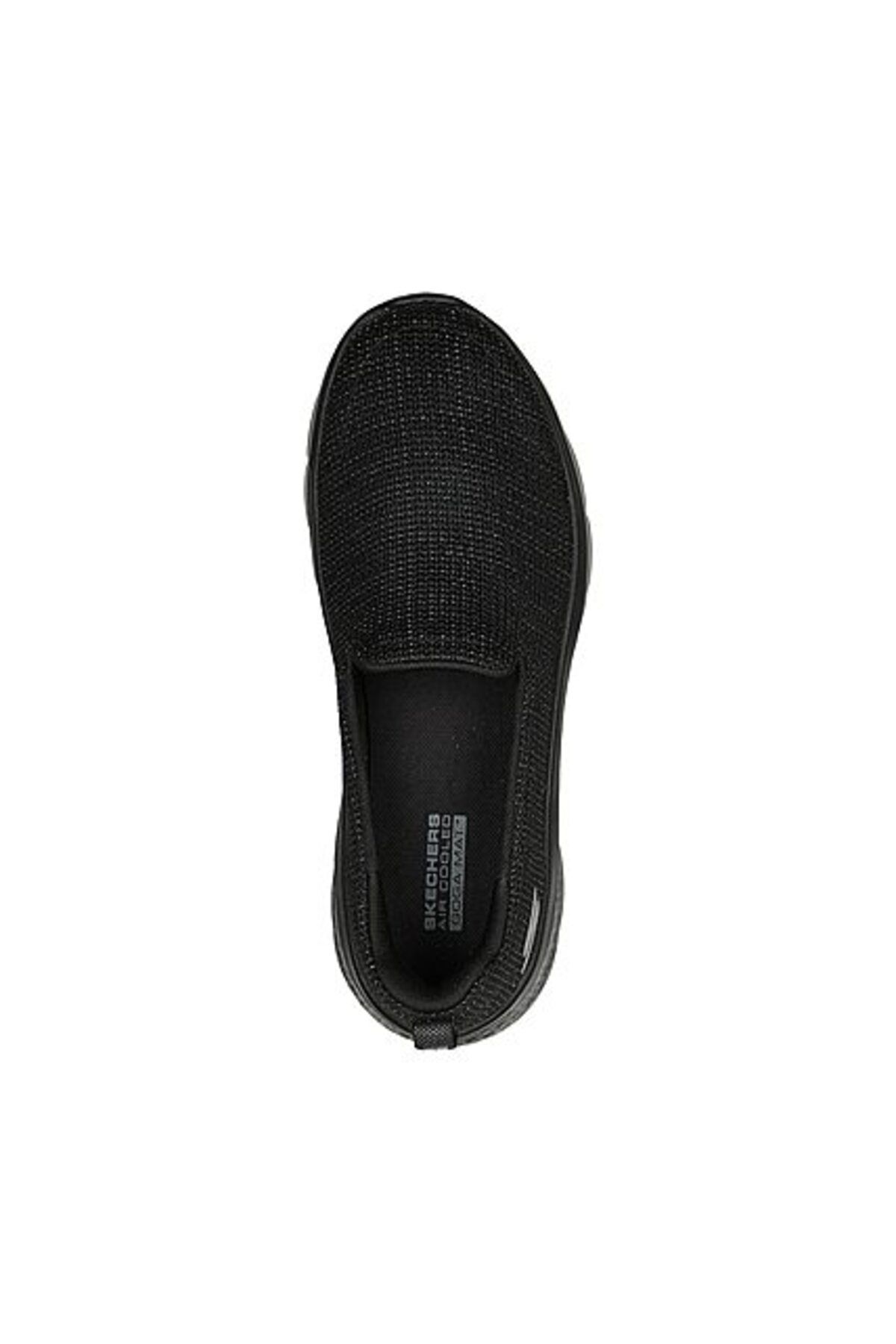 کفش پیاده روی مشکی زنانه GO WALK FLEXFLASHING 124964 BBK ورزشی Skechers