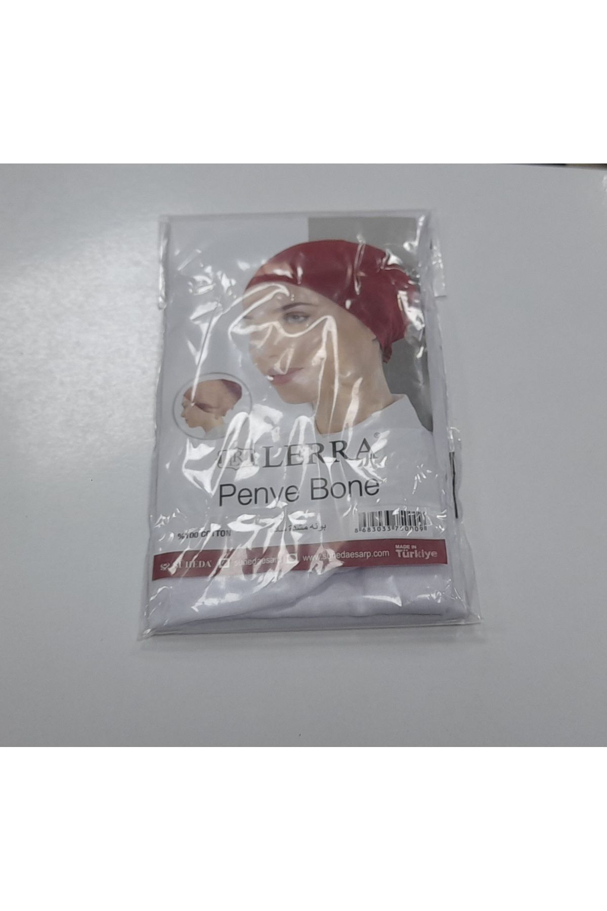 Lera Penye bone bağlamalı bağcıklı beyaz