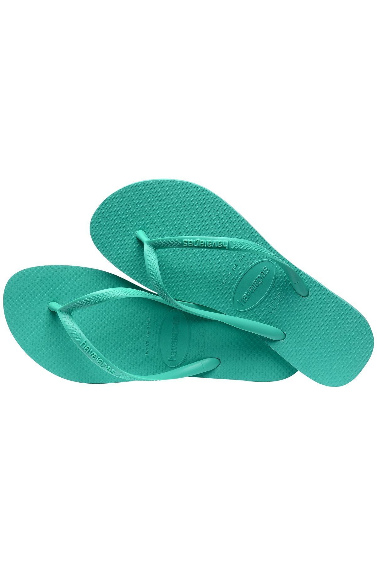 دمپایی سبز زنانه مجازی باریک اورجینال Havaianas