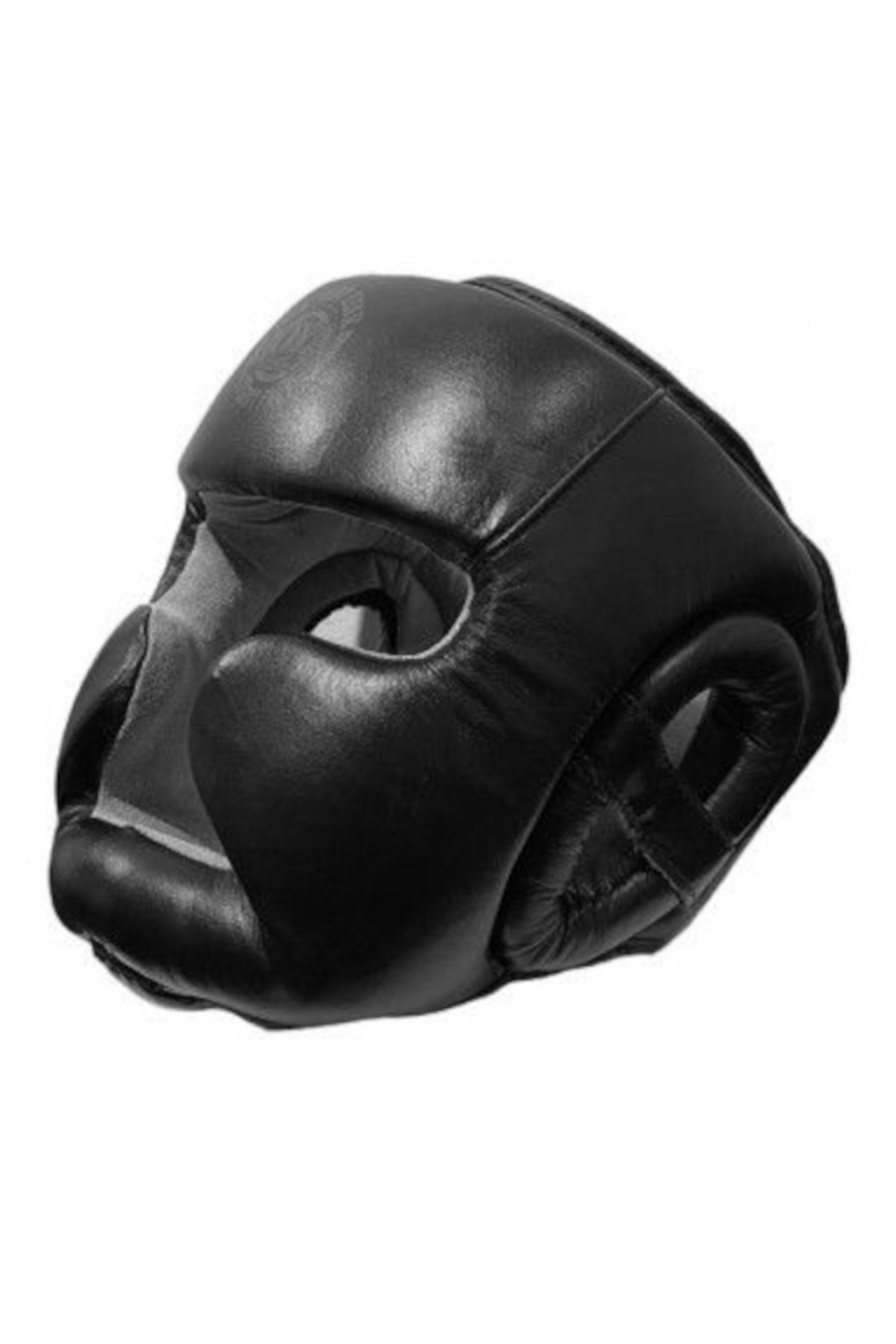 تجهیزات بوکس مشکی جعبه چرمی روسری محافظ کلاه ایمنی تایلندی Muay Thai Joya