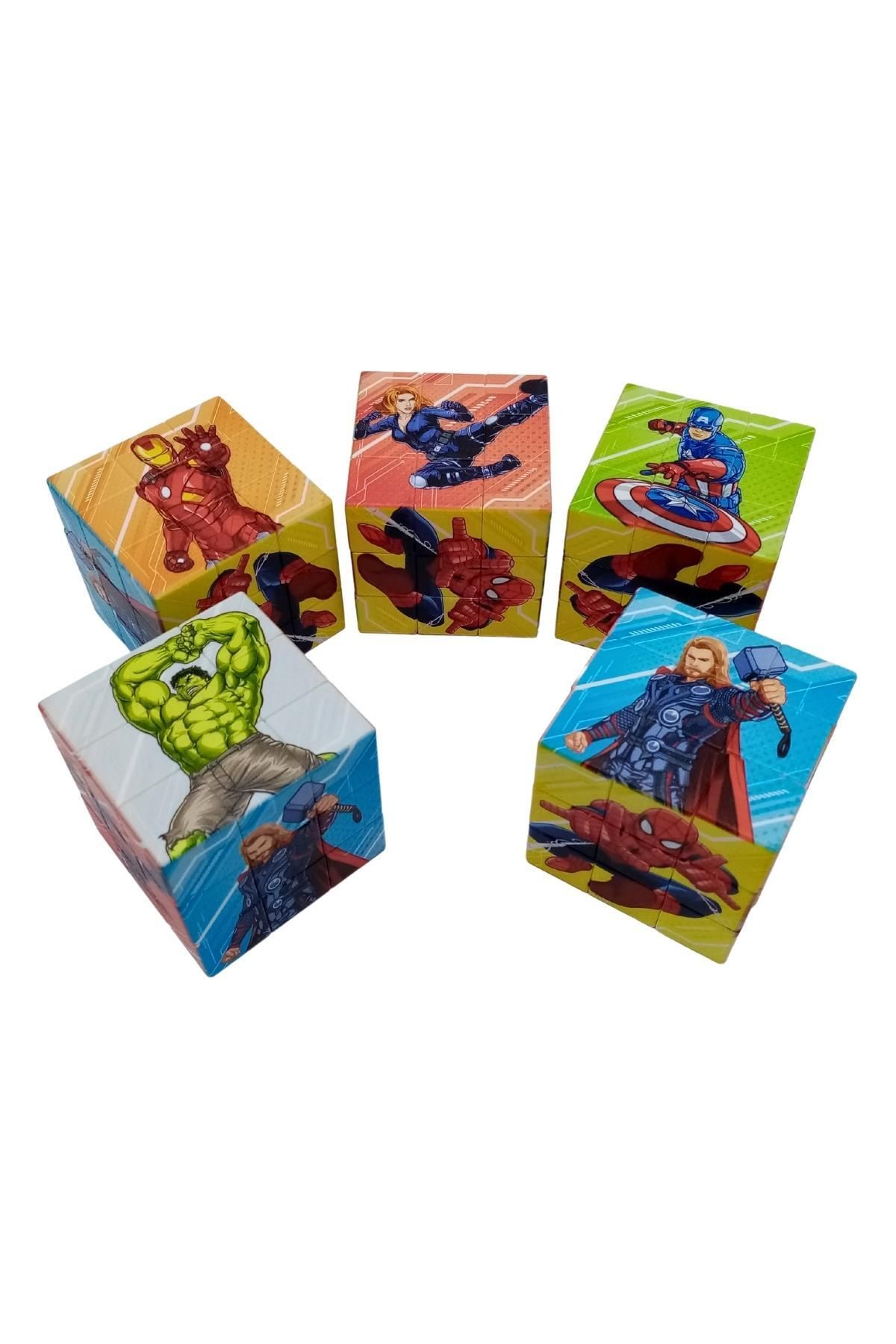 Dünyadan Hediyeler-Super Hero Magic Cube Puzzle Magic Cube - 5.5 X 5.5cm No.4 4