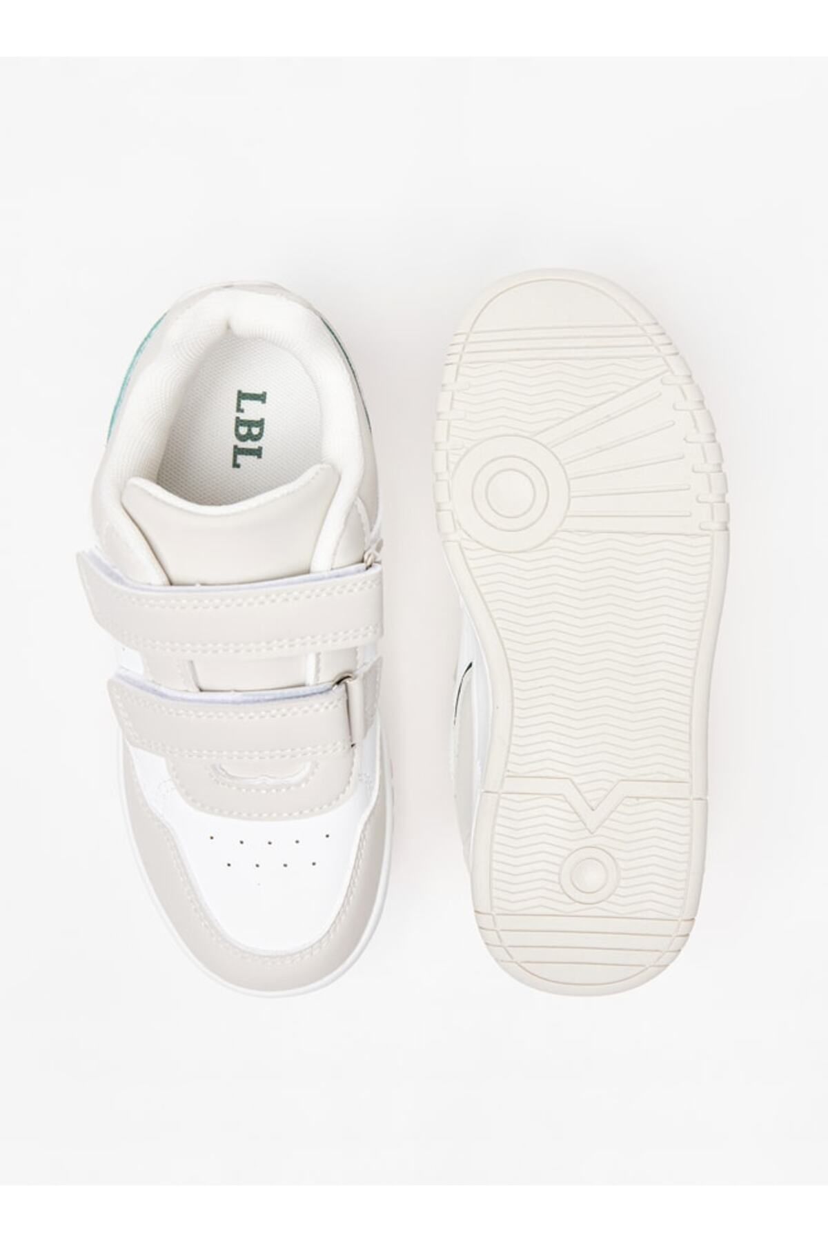 LBL by Shoexpress-Panelled Sneakers with Hook and Loop Closure 4