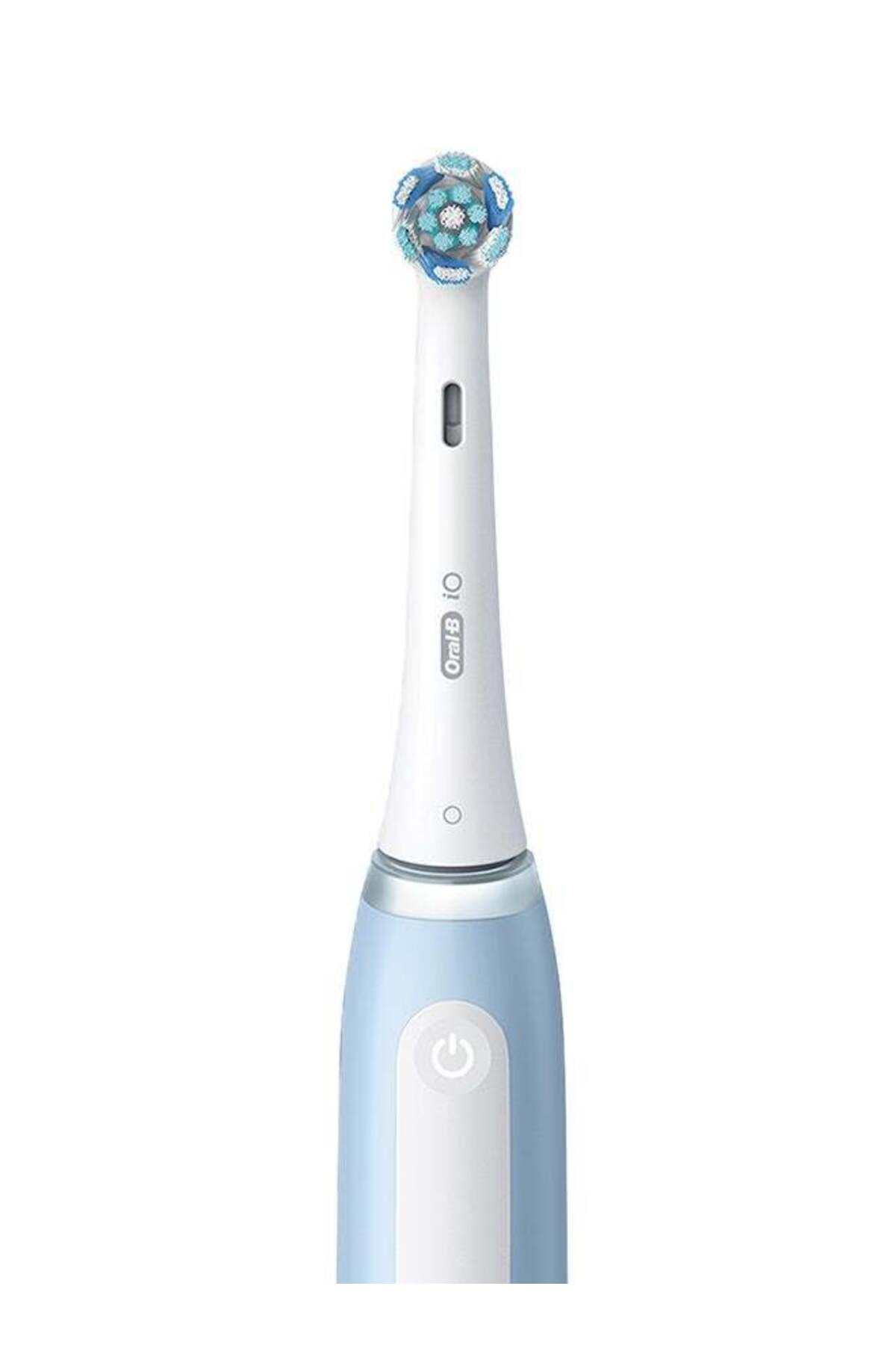 Oral-B-Oral B Rechargeable Tooth Brush 3 Smart modes, AI, Optimal Pressure Control, 2 min timer - iOG3 Blue 2
