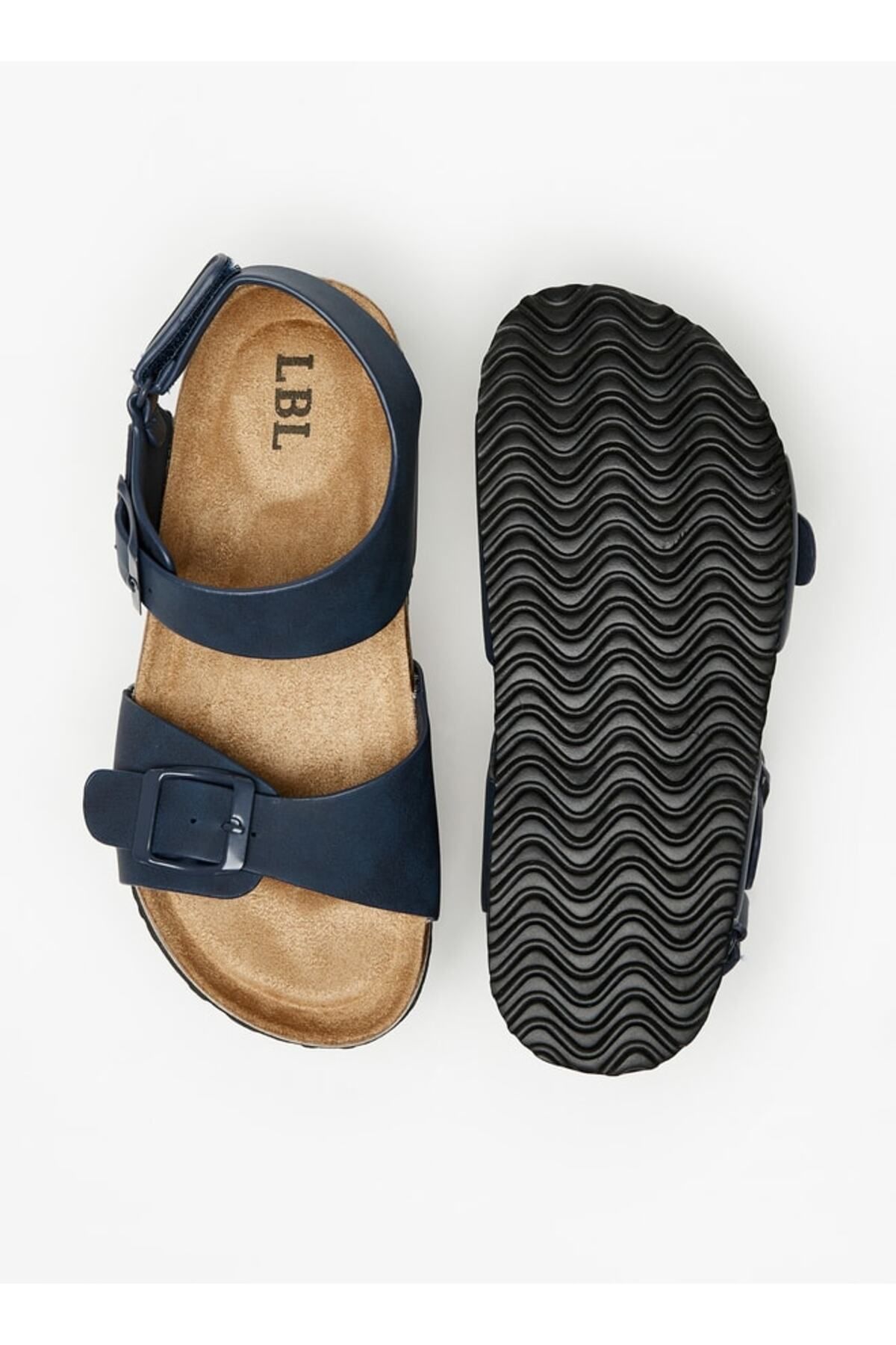 LBL by Shoexpress-Boys' Buckle Sandals with Hook and Loop Closure 4