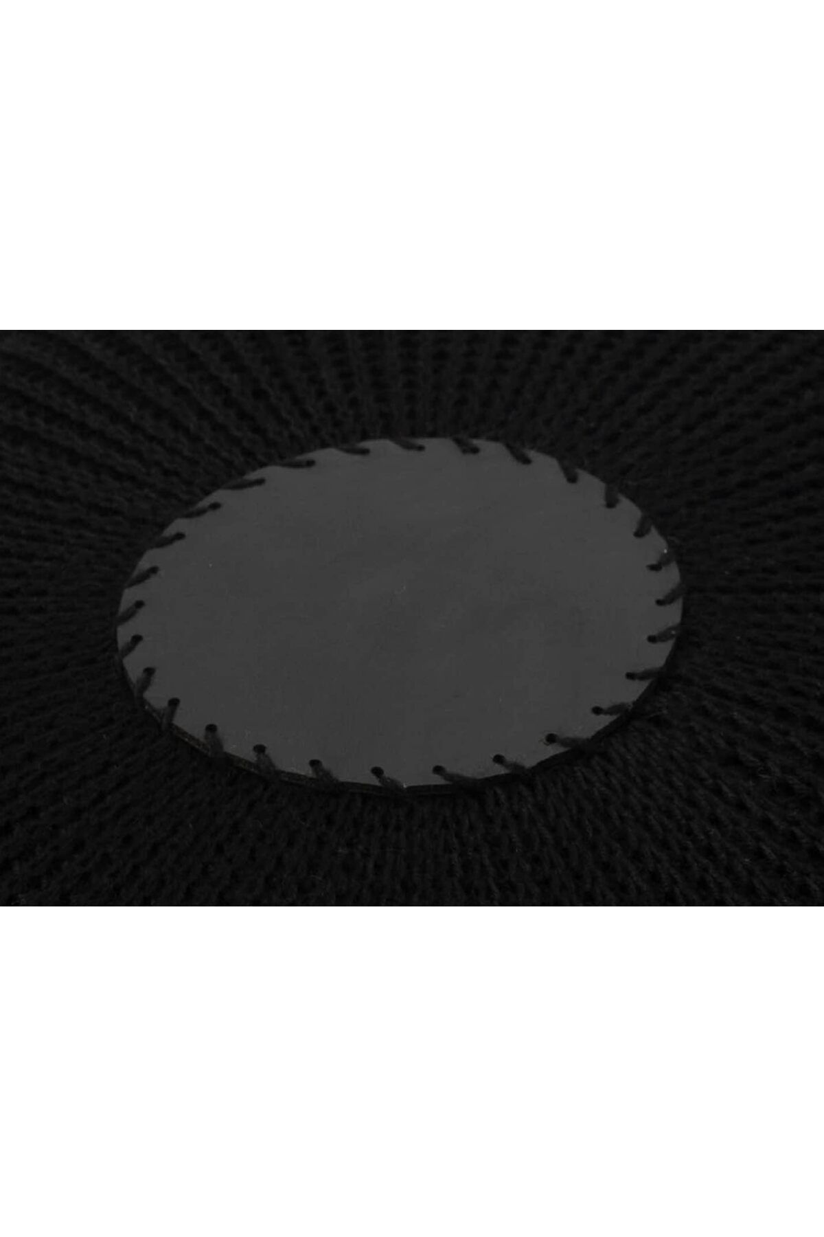 English Home-Pouf Hocker, Runder Pouf, Sitzhocker, Pouffe, Fußhocker, Strickpouf Hocker für Wohnzimmer 6