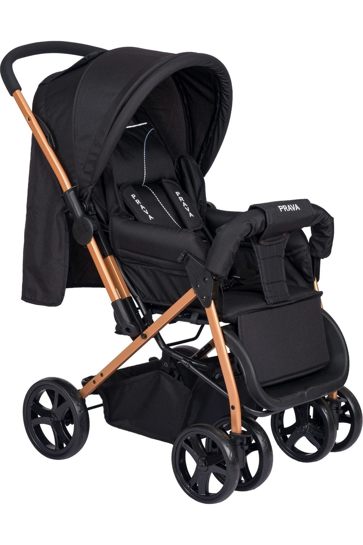 Prava P06 Comfort Çift Yönlü Bebek Arabası Siyah