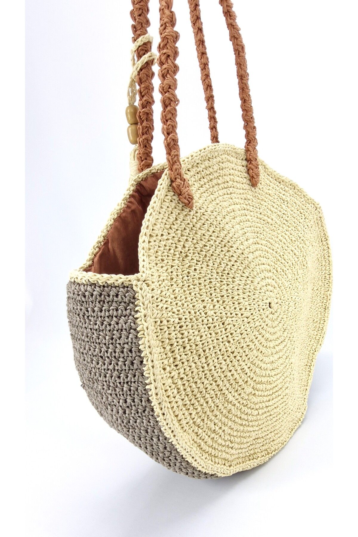 Evitle-Yurda Handmade Round Patterned Shoulder Bag 2