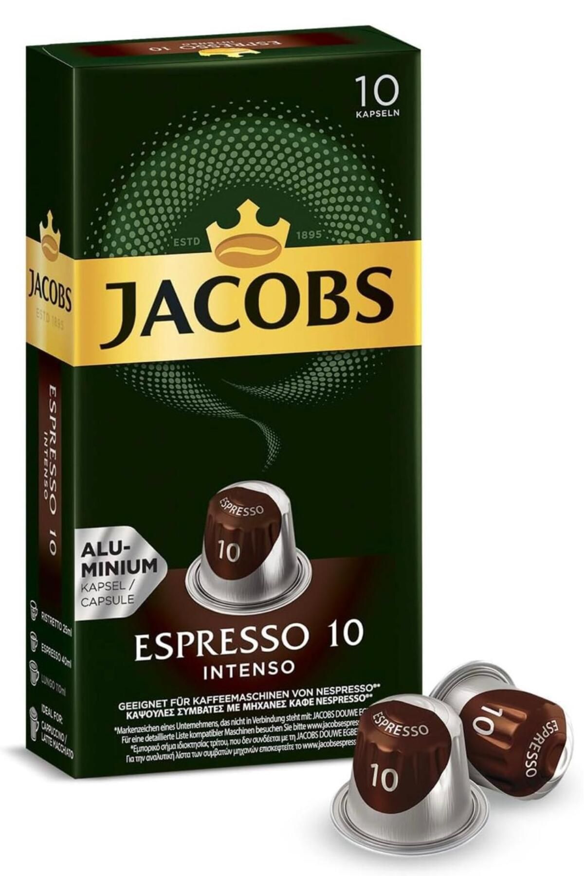 Jacobs-ESPRESSO 10 INTENSO NESPRESSO COMPATIBLE - 10 CAPSULES 1