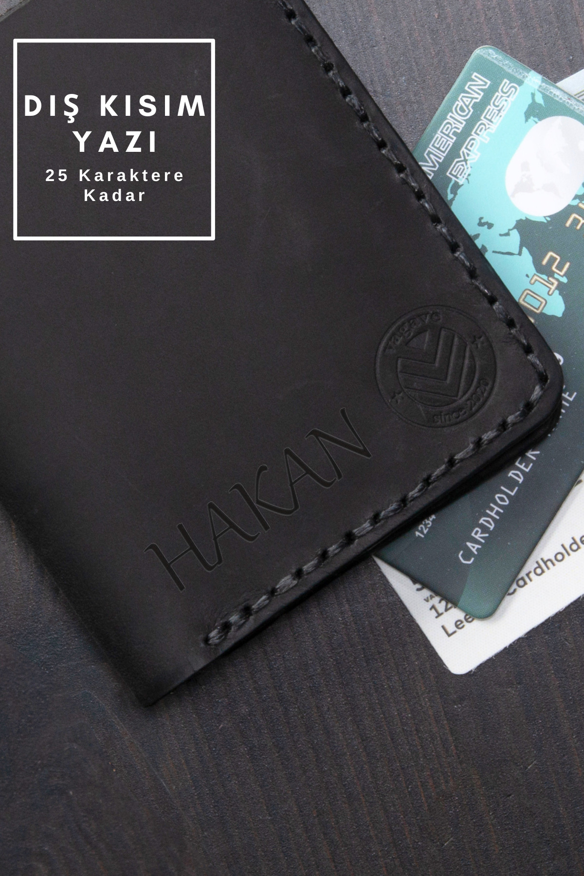 کیف پول مردانه مشکی vagave | lekiso اورجینال - تصویر 2