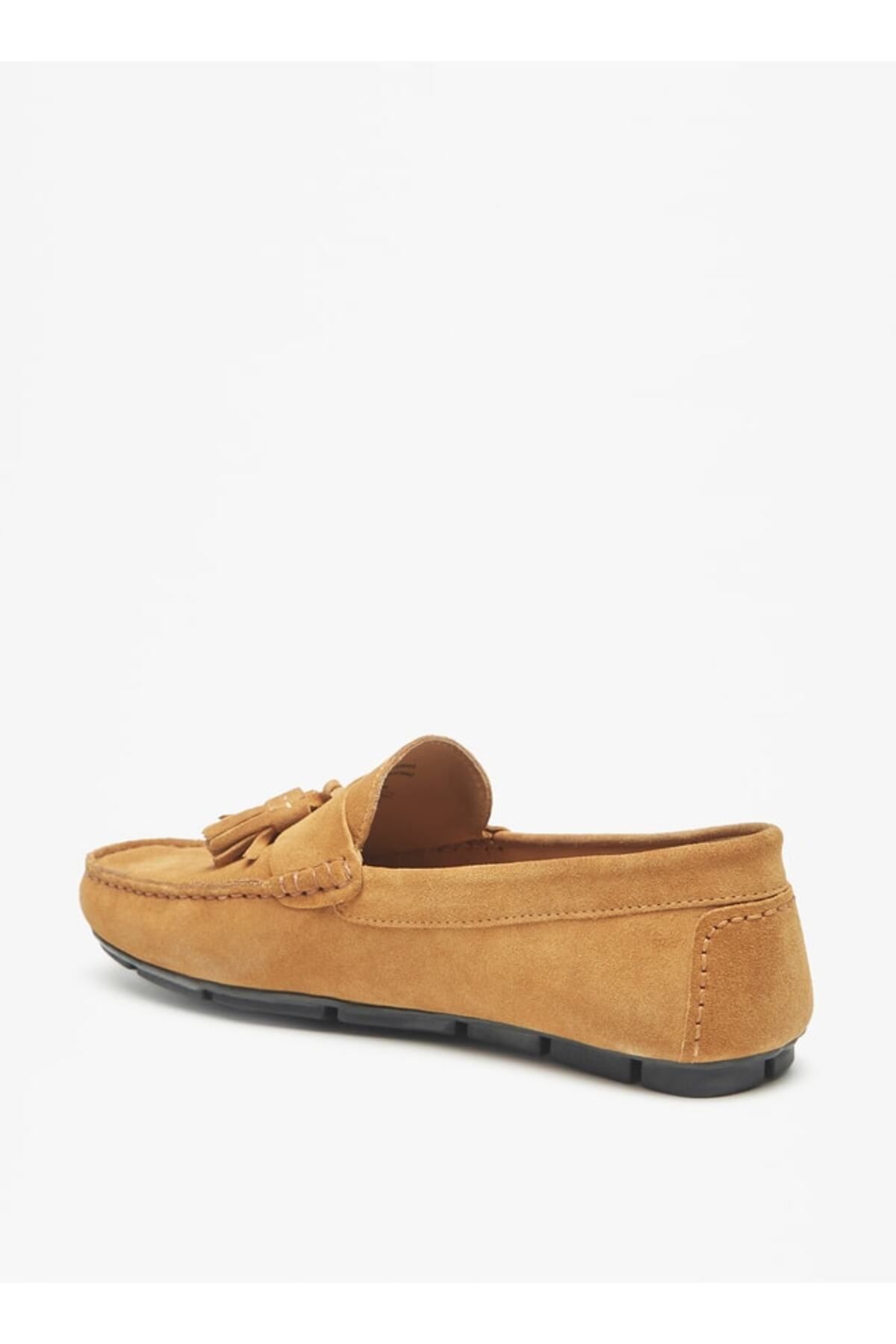 LBL by Shoexpress-Solid Slip-On Moccasins with Tassel Detail 2