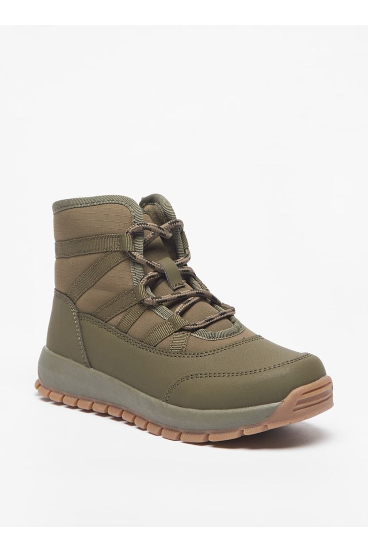 Mister Duchini Textured High Cut Boots with Zip Closure Trendyol