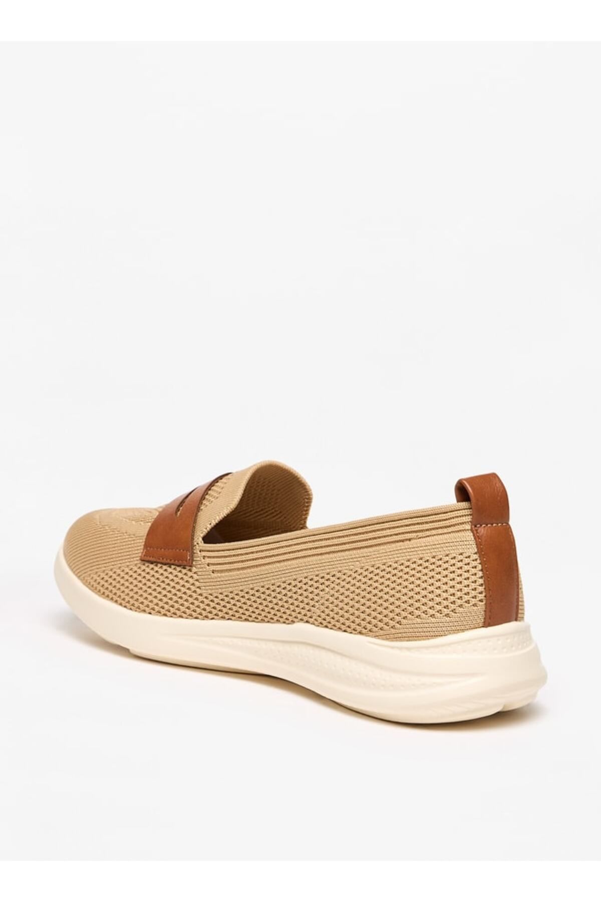 Flora Bella by Shoexpress-Mesh Textured Slip-On Shoes with Pull Tabs 2