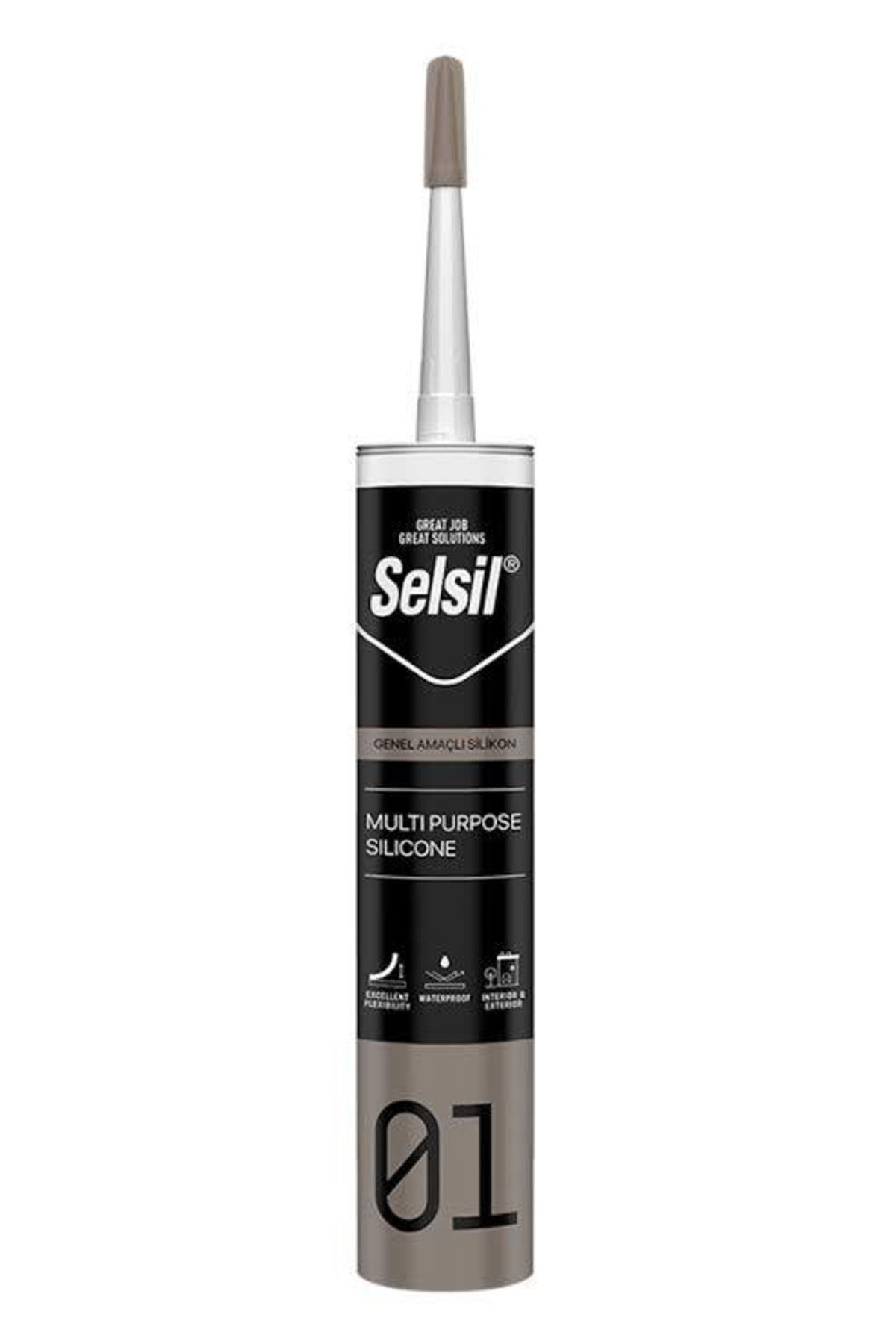 Selsil Genel Amaçlı Silikon Şeffaf 280 gr