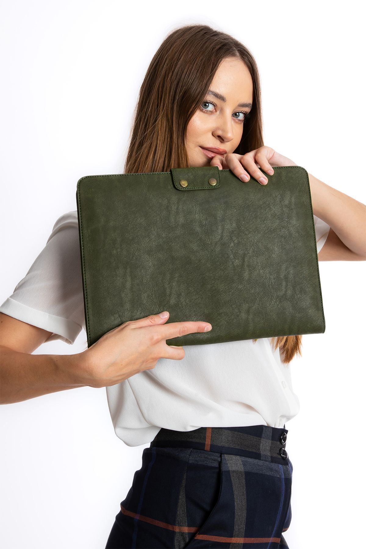 Ingrıd 34x24,5 Cm Macbook Air/pro 13-14 Inç, Ipad Organizer Notebook & Evrak & Tablet Çantası