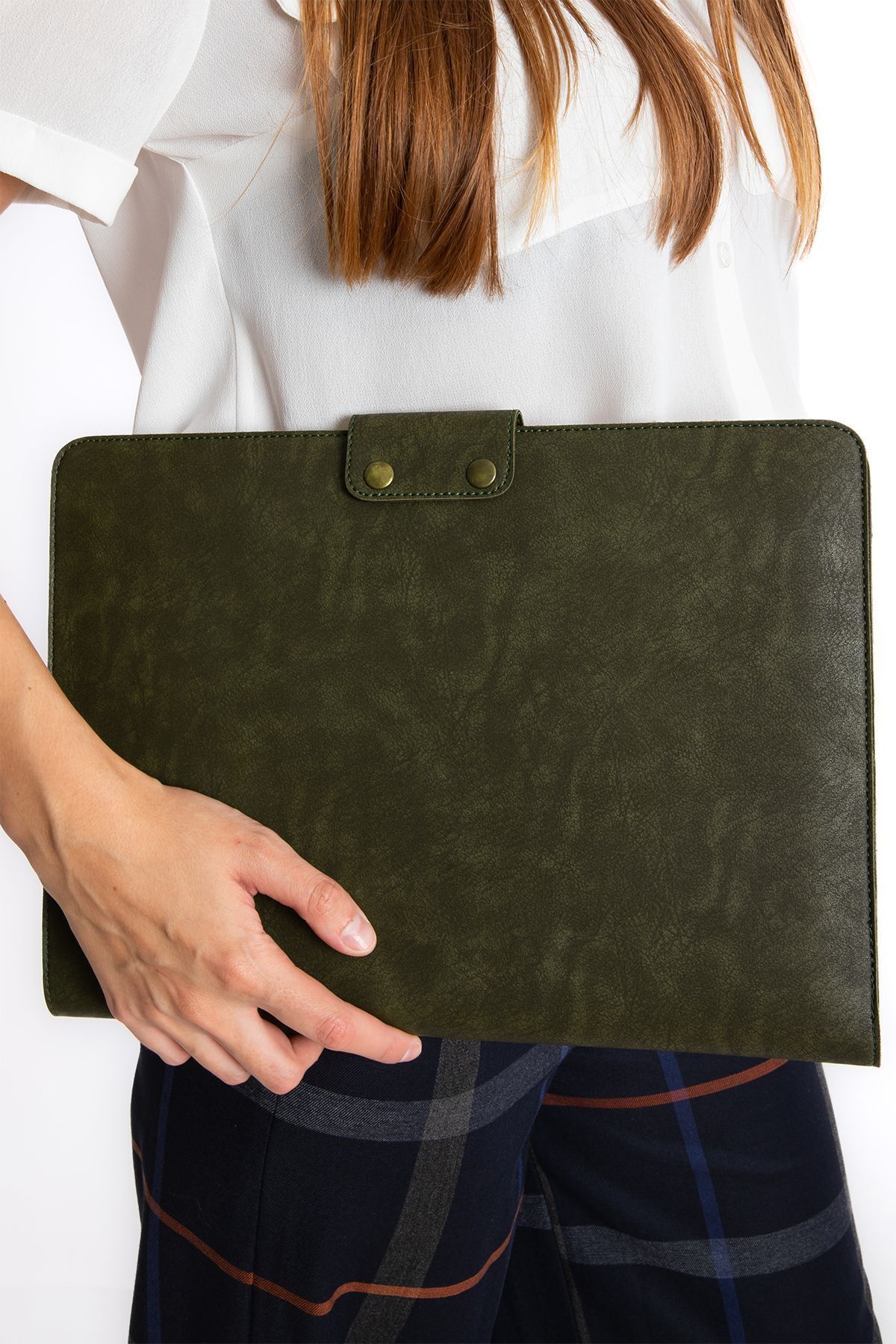 Ingrıd 34x24,5 Cm Macbook Air/pro 13-14 Inç, Ipad Organizer Notebook & Evrak & Tablet Çantası