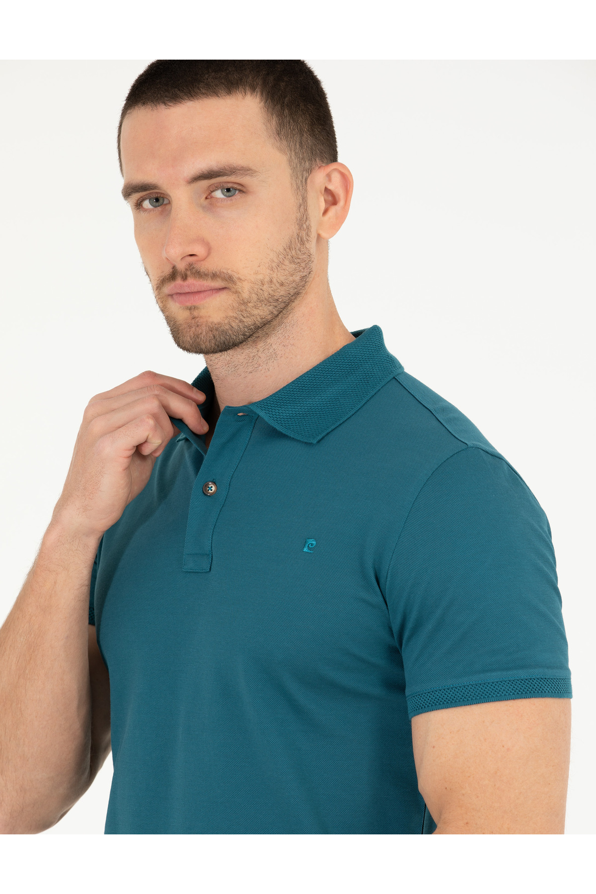 پولوشرت مردانه پیر کاردین | 50262665-VR055 Pierre Cardin - Image 3