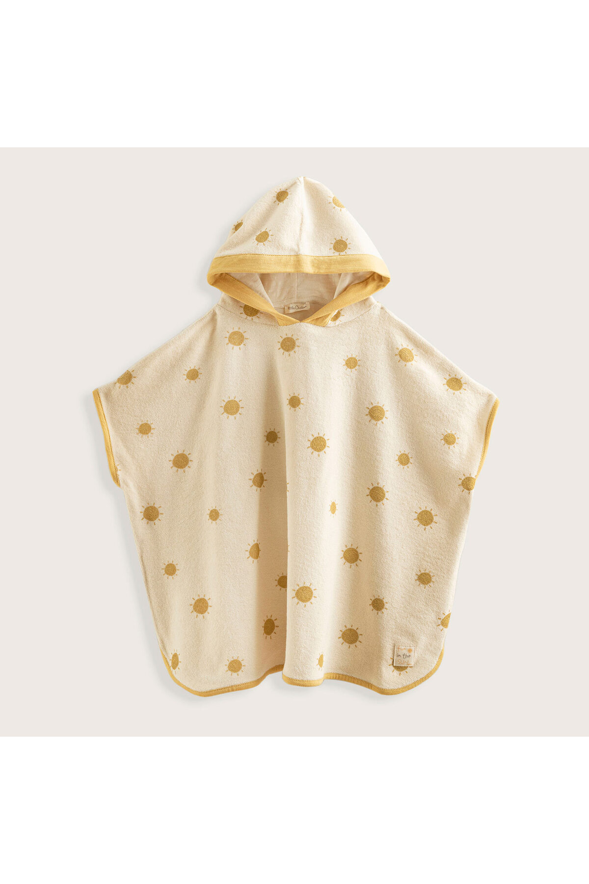 Golden Hour Poncho Ecru
