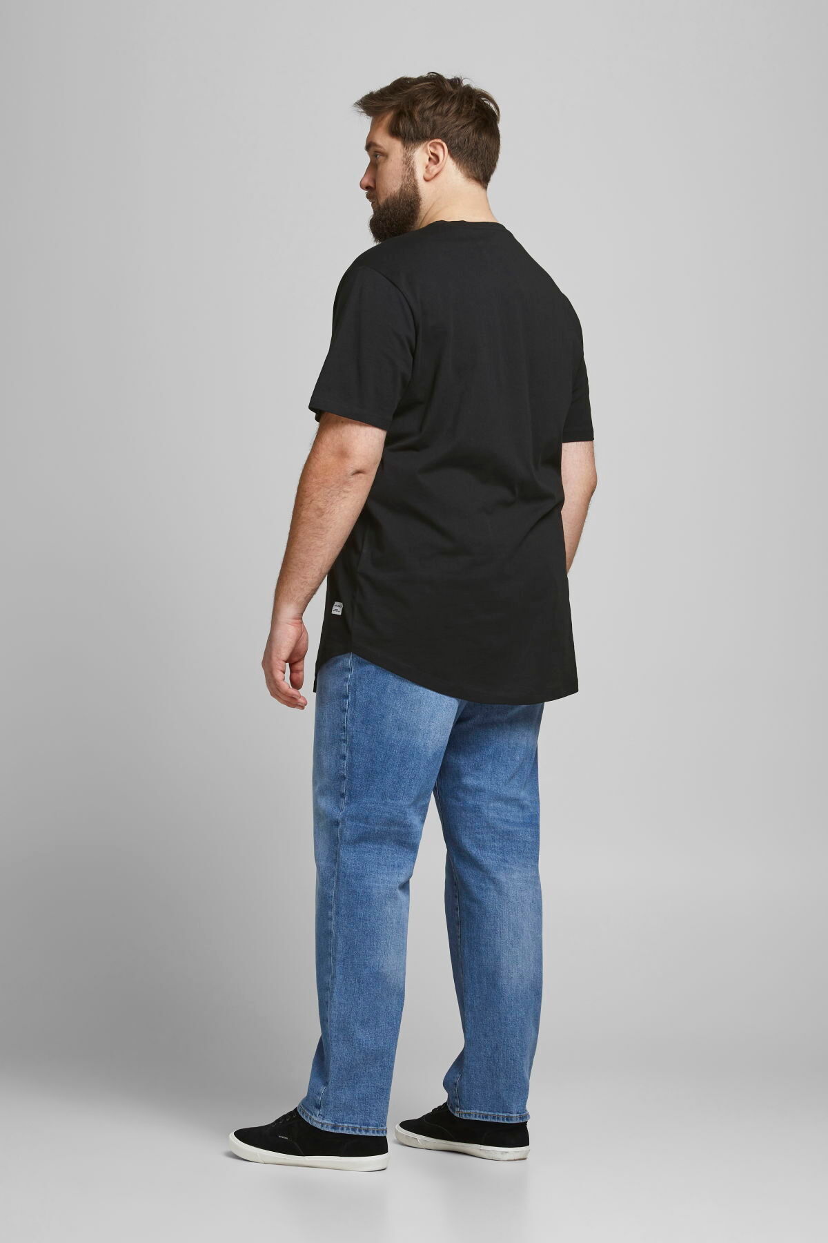 تیشرت مردانه مشکی جک اند جونز | TYC00485600277 اورجینال - تصویر 4