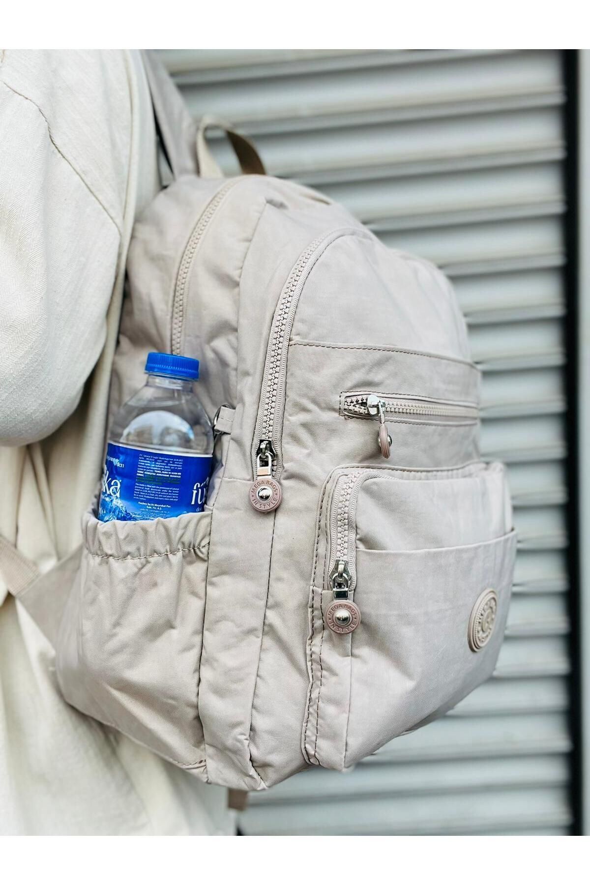 Mega Multi-compartment Water Repellent Lined Adjustable Strap Unisiex Bag