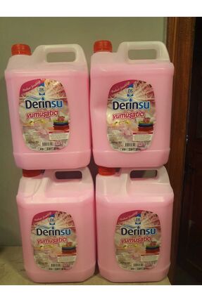 DERİNSU KİMYA 5 LT KOMŞU ÇATLATAN KOKULU YUMUŞATICI 4 ADET (5 LT X 4 ADET = 2...