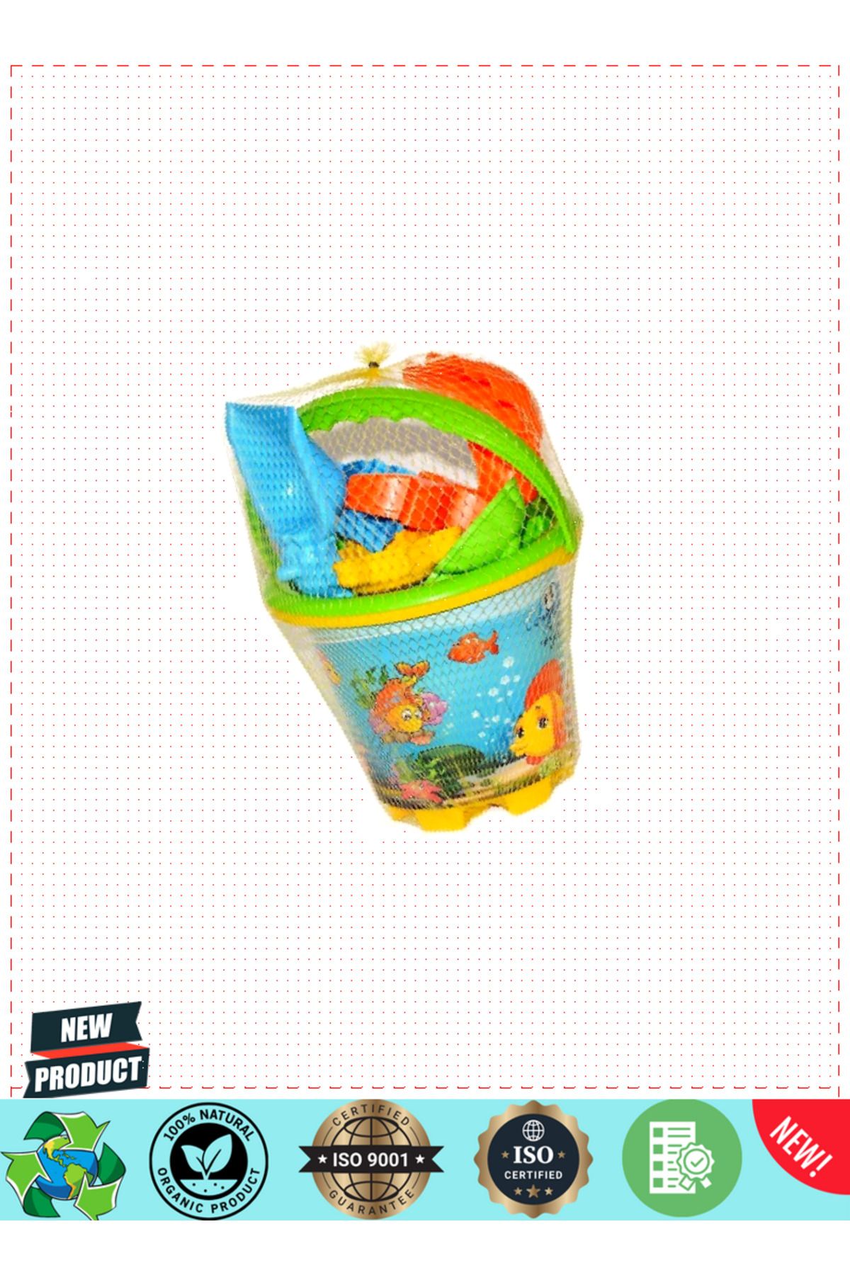 OMZ-5 Liter Girl's Boy's Bucket - Educational Toy with 170 Small Pictures 1
