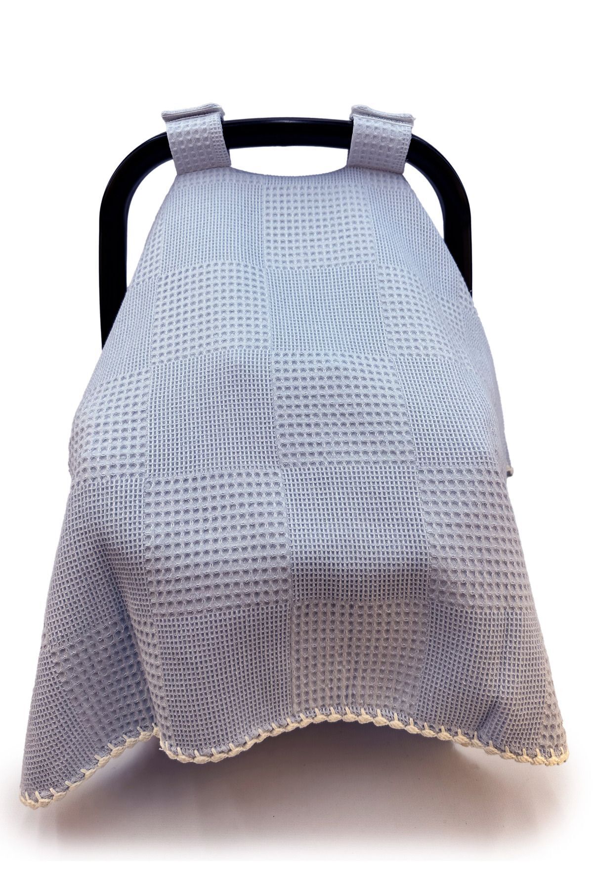 Atölye Eda Exclusive El Işi Kuzulu Pike Puset Örtüsü ve Minderi 2 Parça fotoğrafı 3 (önizleme)