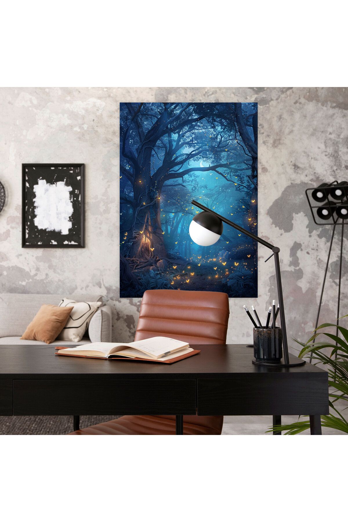 Popcas-Twilight Forest Wall Art, Ashvin Harrison, Canvas Painting, Home Decoration 3