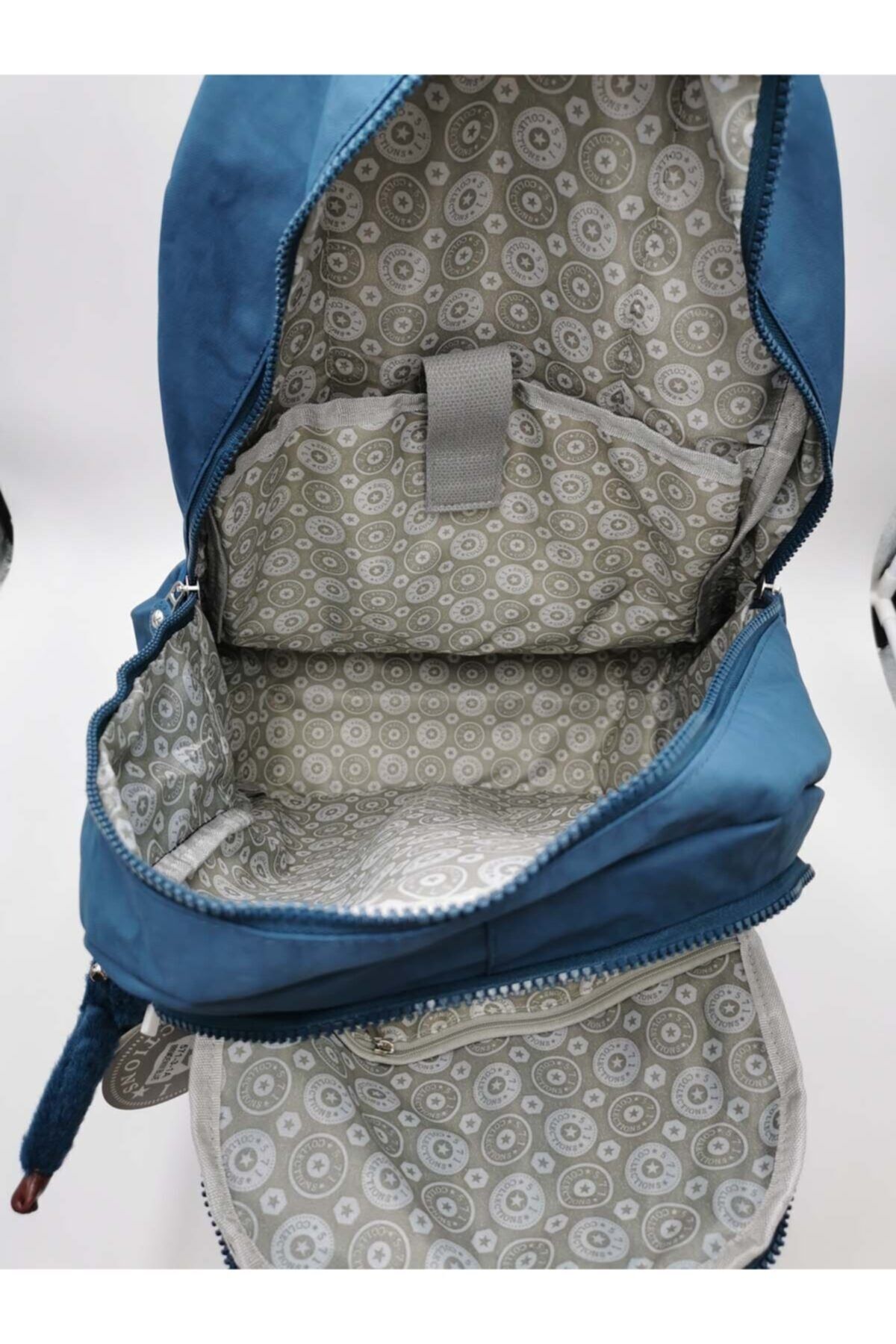 کوله پشتی زنانه آبی 571 Collections Çanta | 571-3-1A اورجینال - تصویر 5