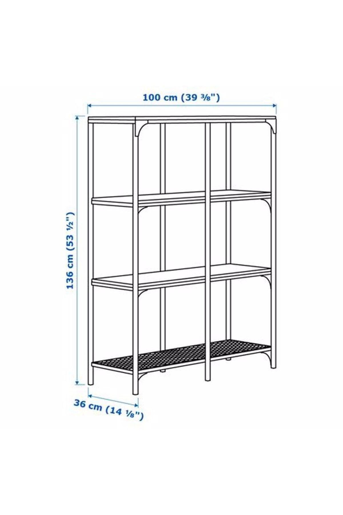 IKEA-Fjallbo Open Shelf Unit, Black 6