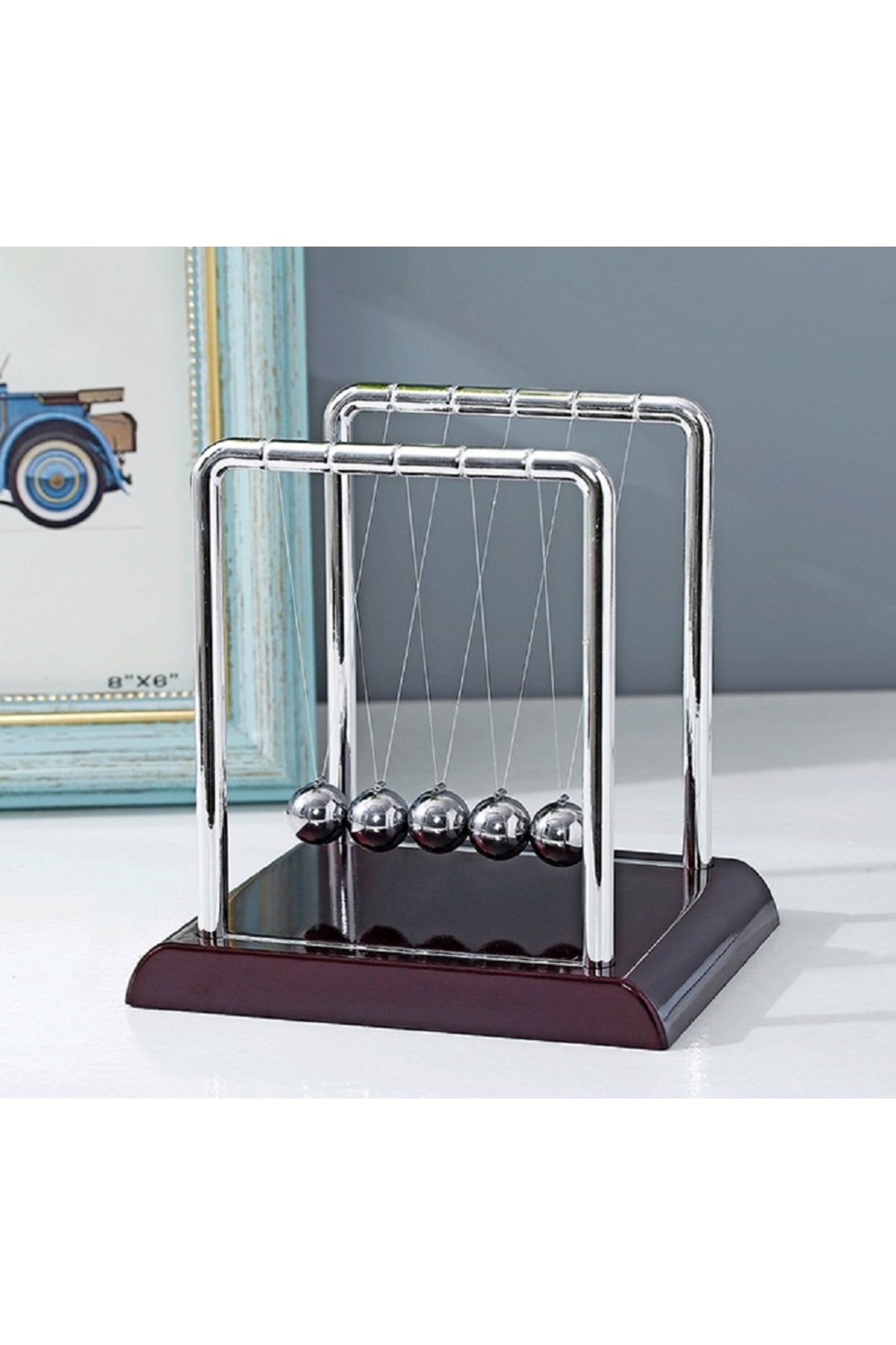 Livava Dekoratif Denge Topu, Bordo, 18x17