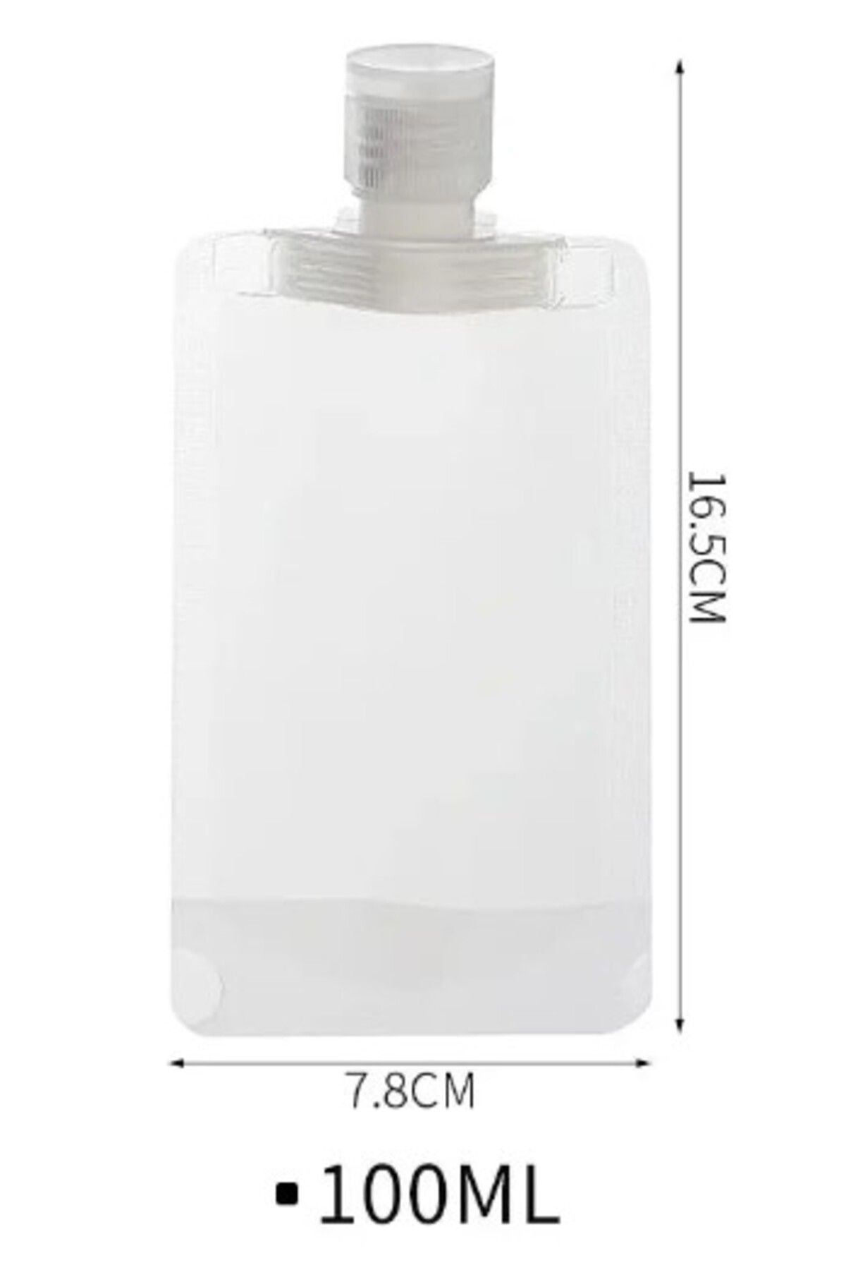 CMT-100ml Cream Shampoo Container - 3 Pieces Reusable Set 4