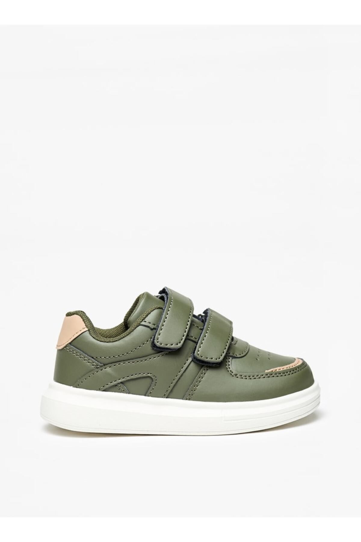 LBL by Shoexpress-Panelled Sneakers with Hook and Loop Closure 3