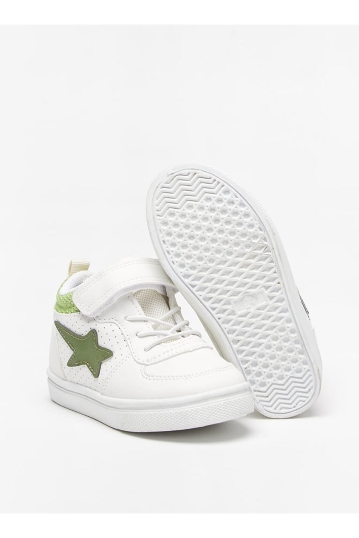 LBL by Shoexpress-Applique Detail Sneakers with Hook and Loop Closure 4