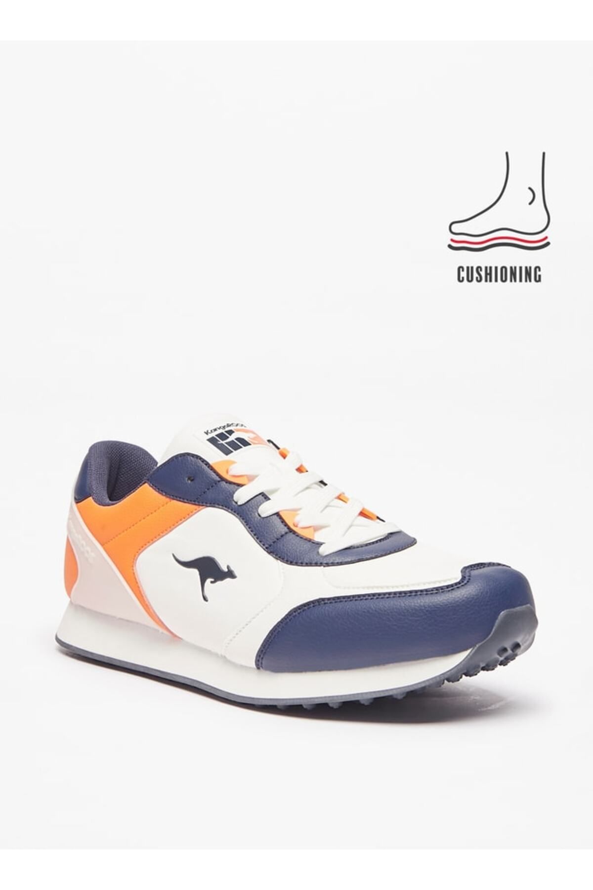 Kangaroos Men s Panelled Lace Up Sneakers with Cushioning Trendyol