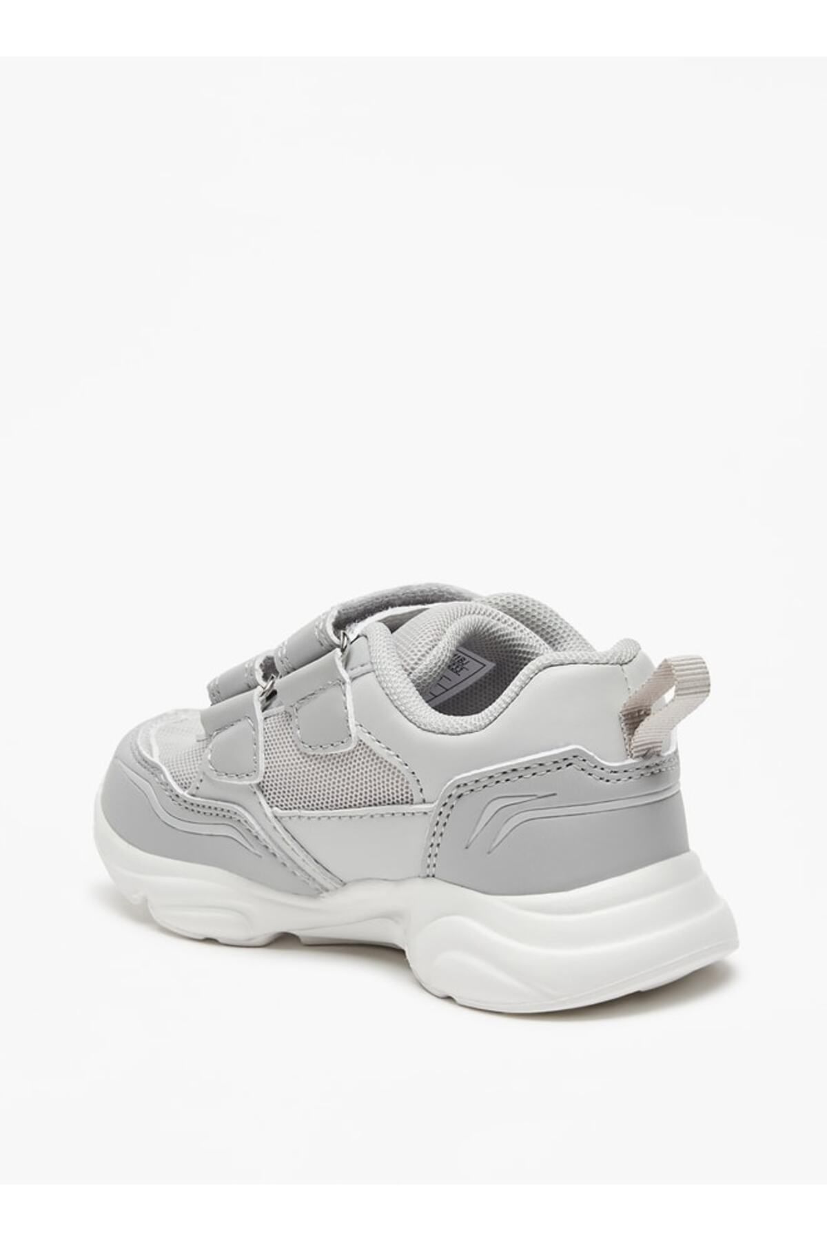 LBL by Shoexpress-Mesh Textured Sneakers with Hook and Loop Closure 2