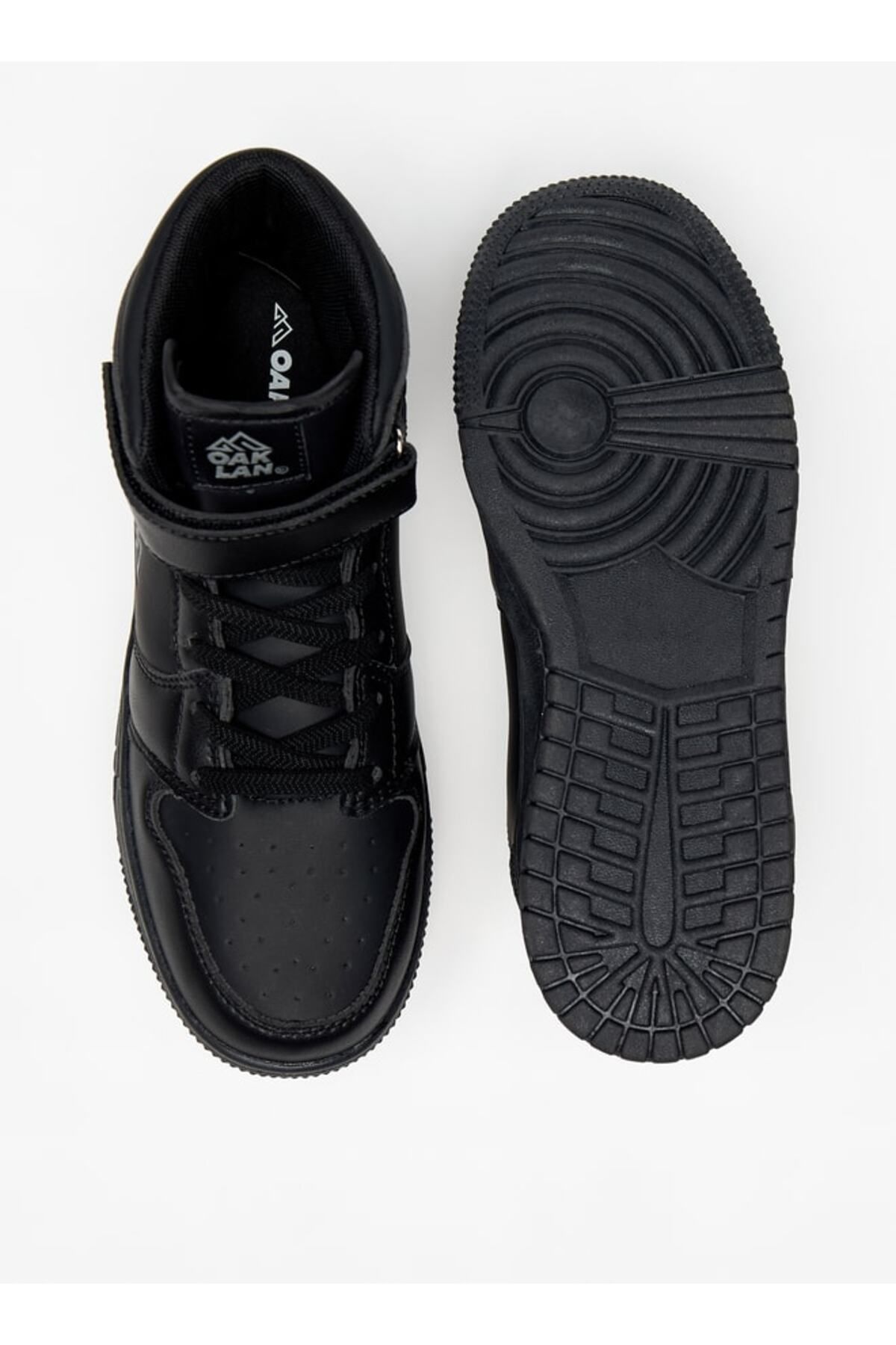 Oaklan by Shoexpress-Panelled High-Top Sneakers with Hook and Loop Closure 4