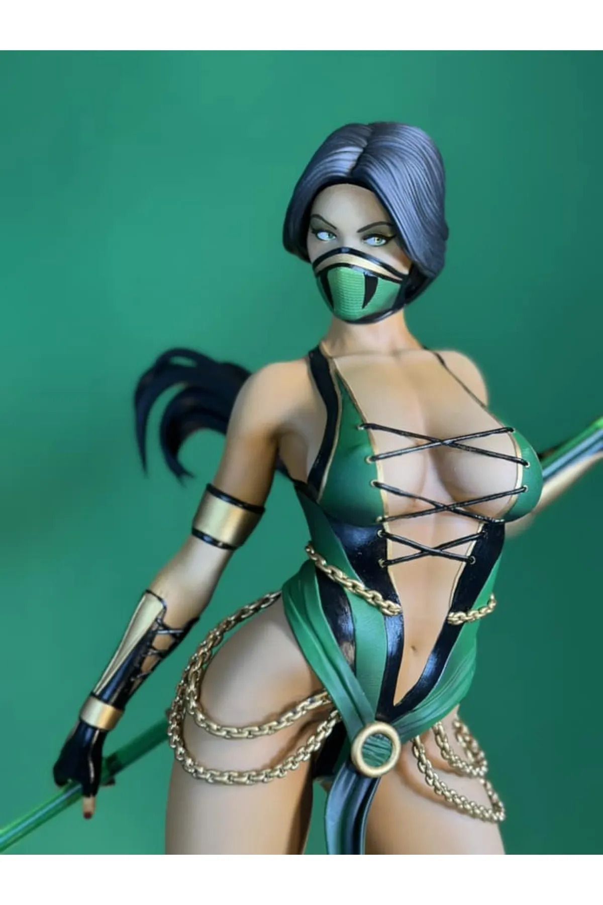YILDIRIM AVANGART-Mortal Kombat Jade Figure Mortal Kombat Jade Object Large Size 25cm 2