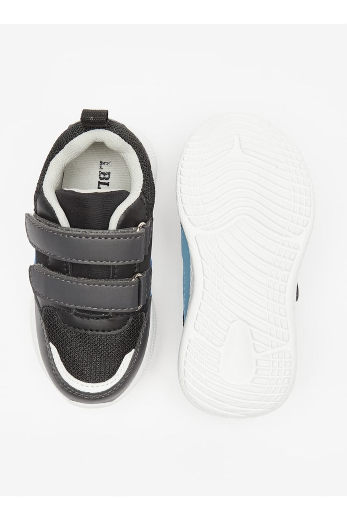 LBL by Shoexpress-Boys' Panelled Sneakers with Hook and Loop Closure 4
