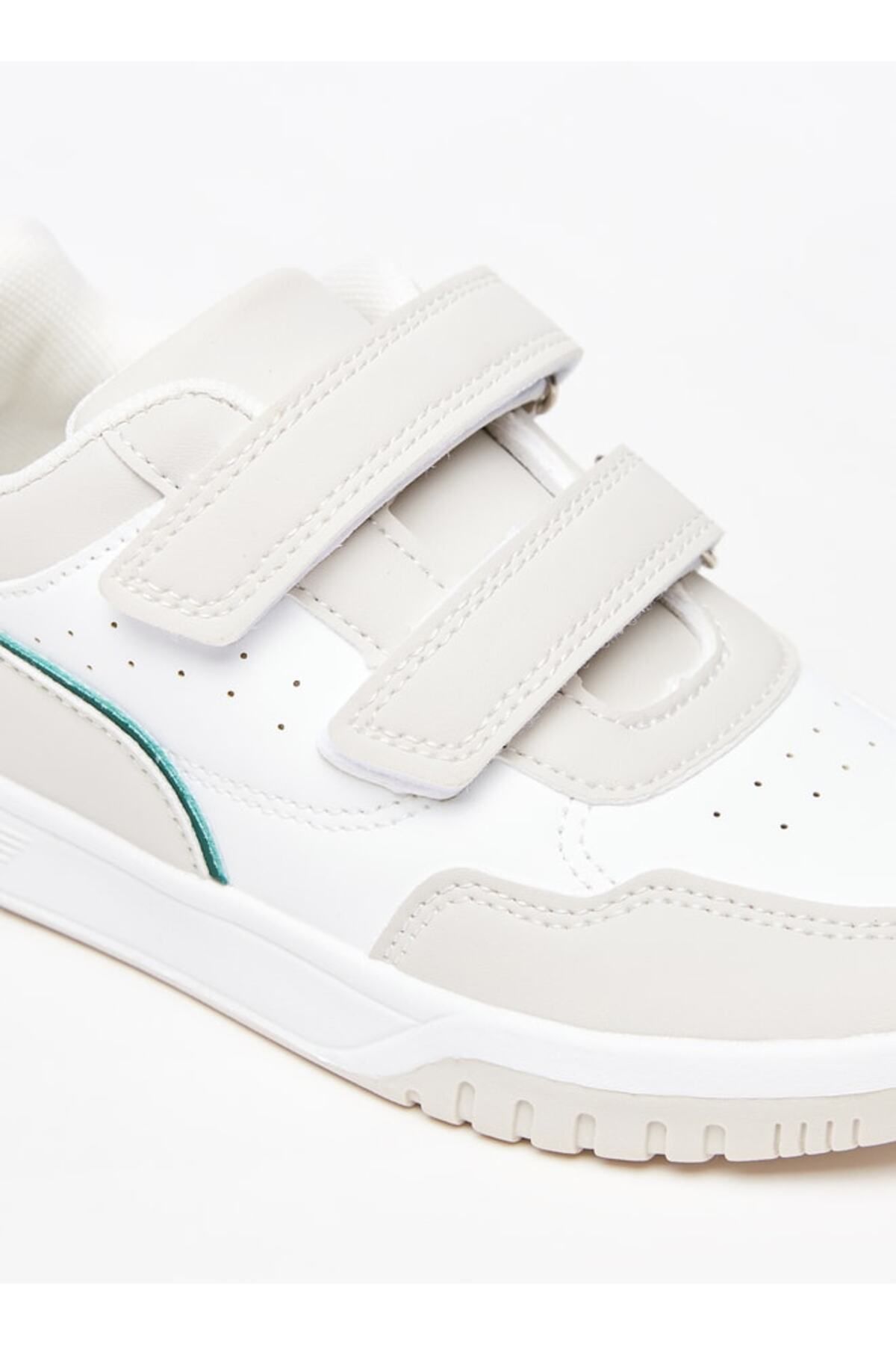 LBL by Shoexpress-Panelled Sneakers with Hook and Loop Closure 5