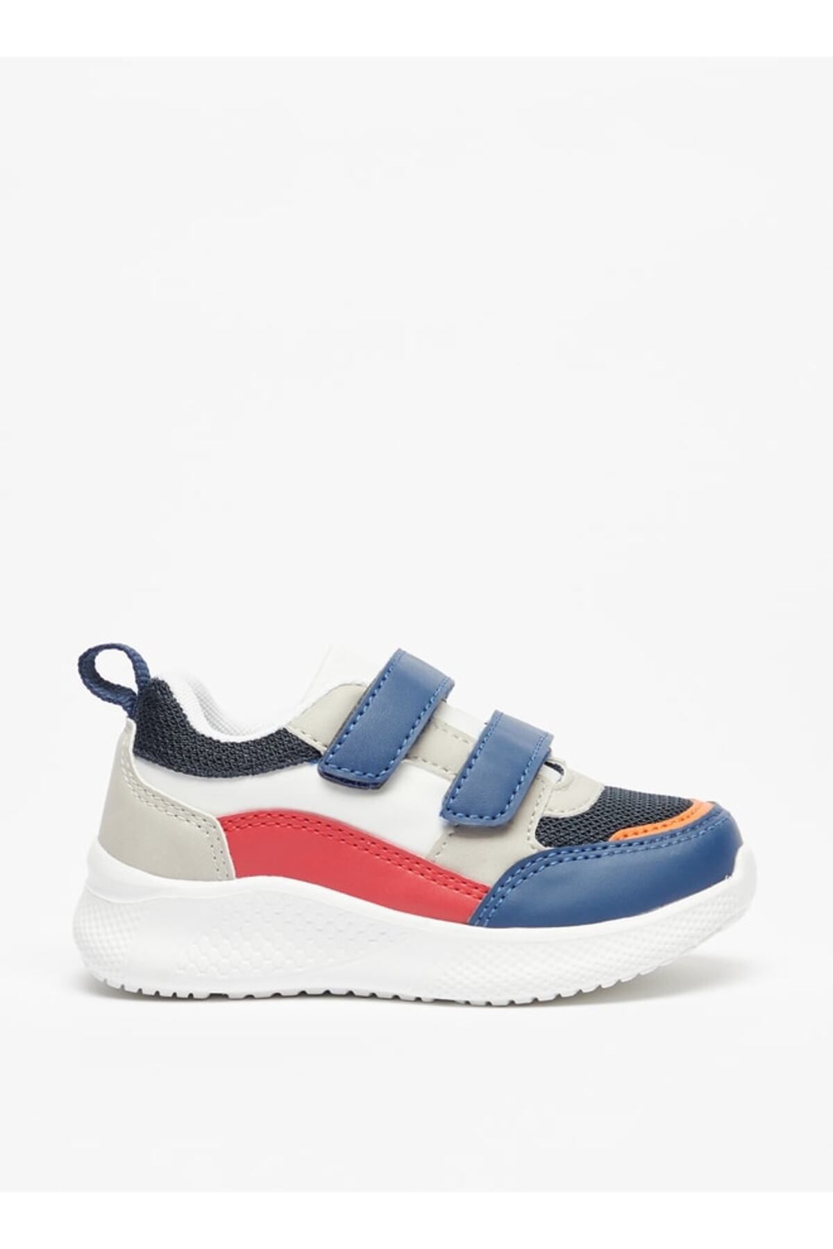 LBL by Shoexpress-Boys' Panelled Sneakers with Hook and Loop Closure 3