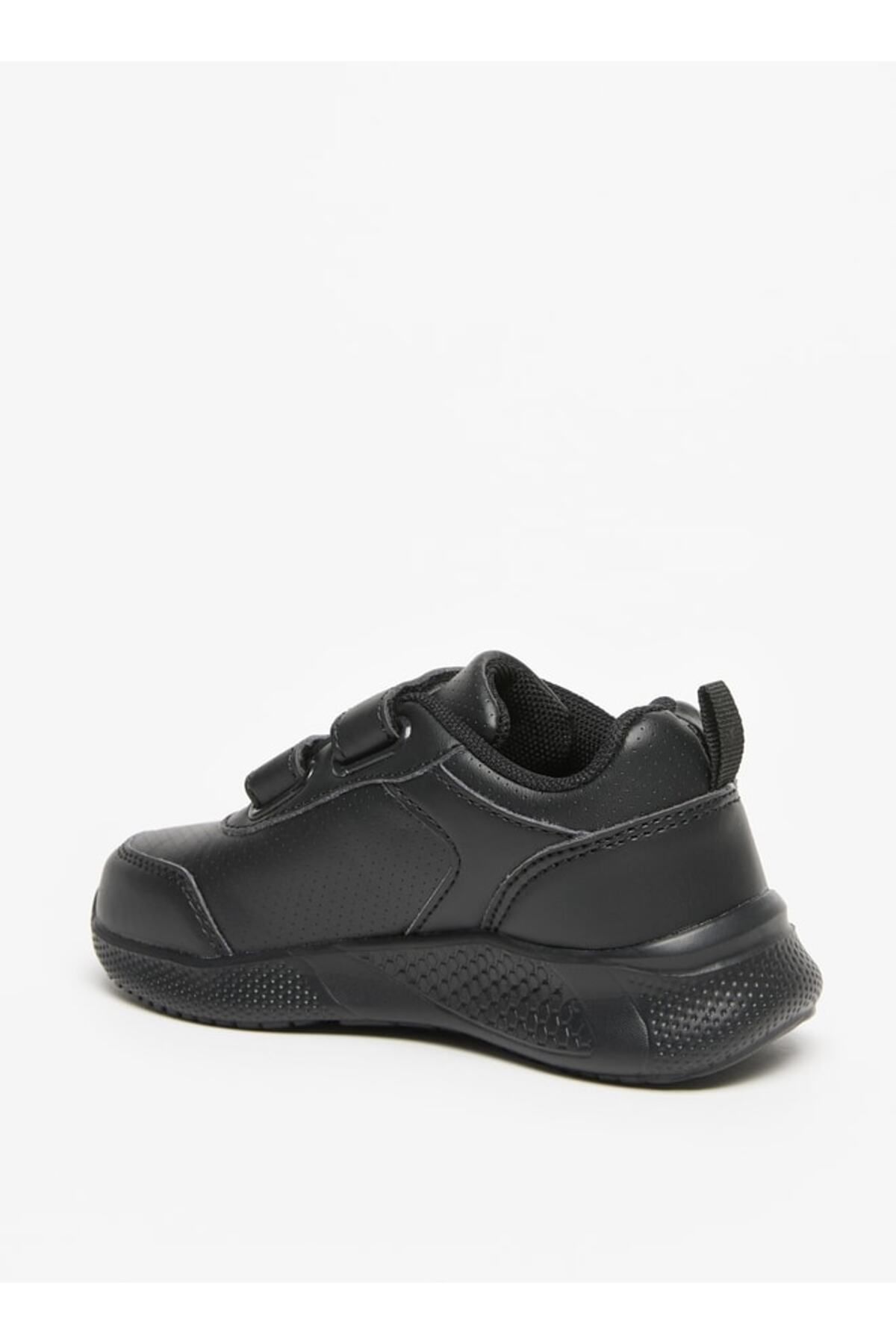 LBL by Shoexpress-Solid School Shoes with Hook and Loop Closure 3