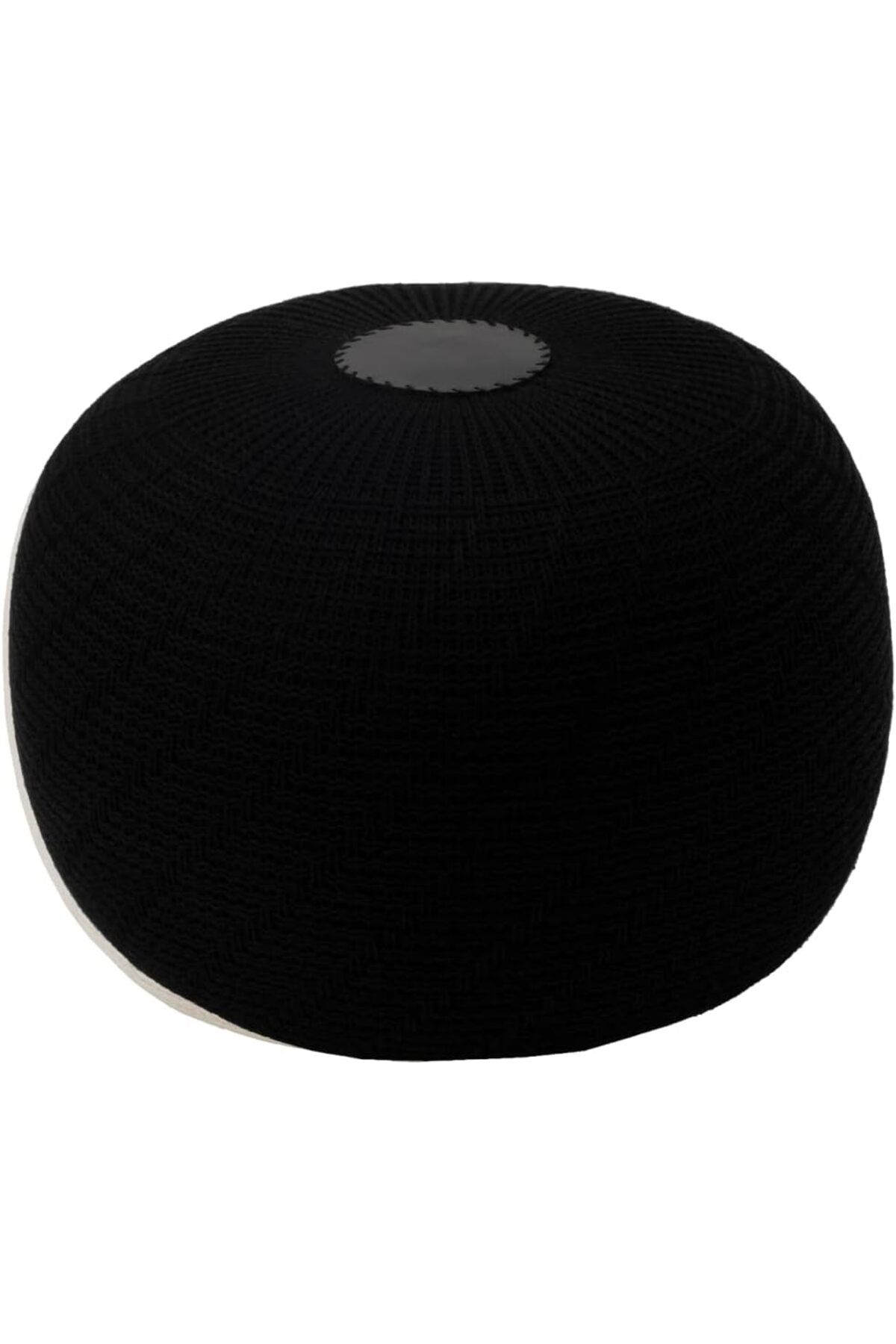 English Home-Pouf Hocker, Runder Pouf, Sitzhocker, Pouffe, Fußhocker, Strickpouf Hocker für Wohnzimmer 5